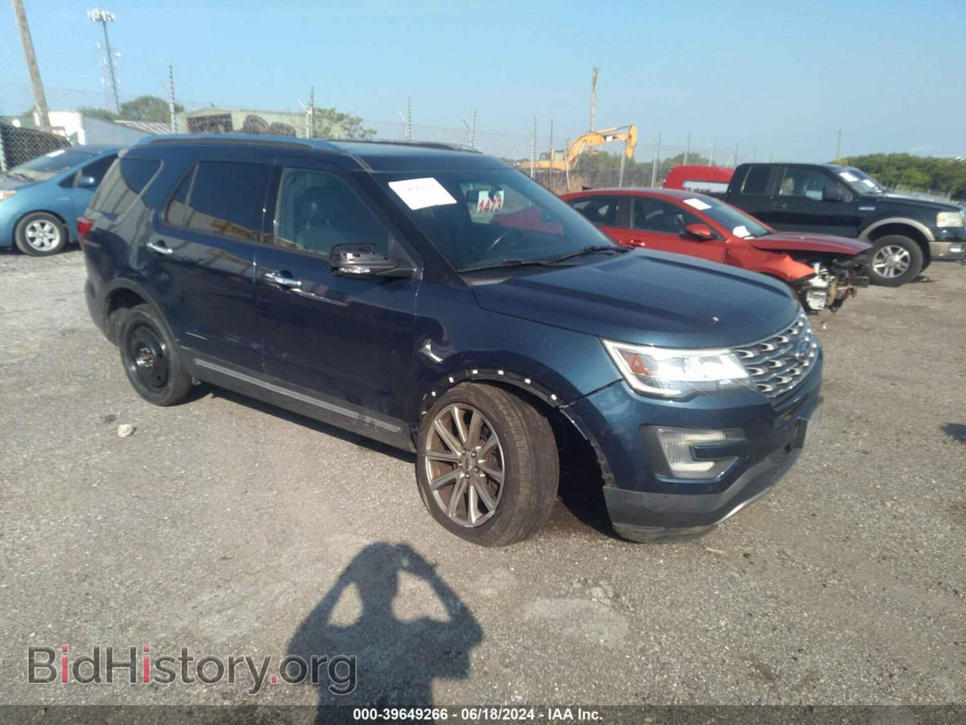Фотография 1FM5K8F85GGB08168 - FORD EXPLORER 2016