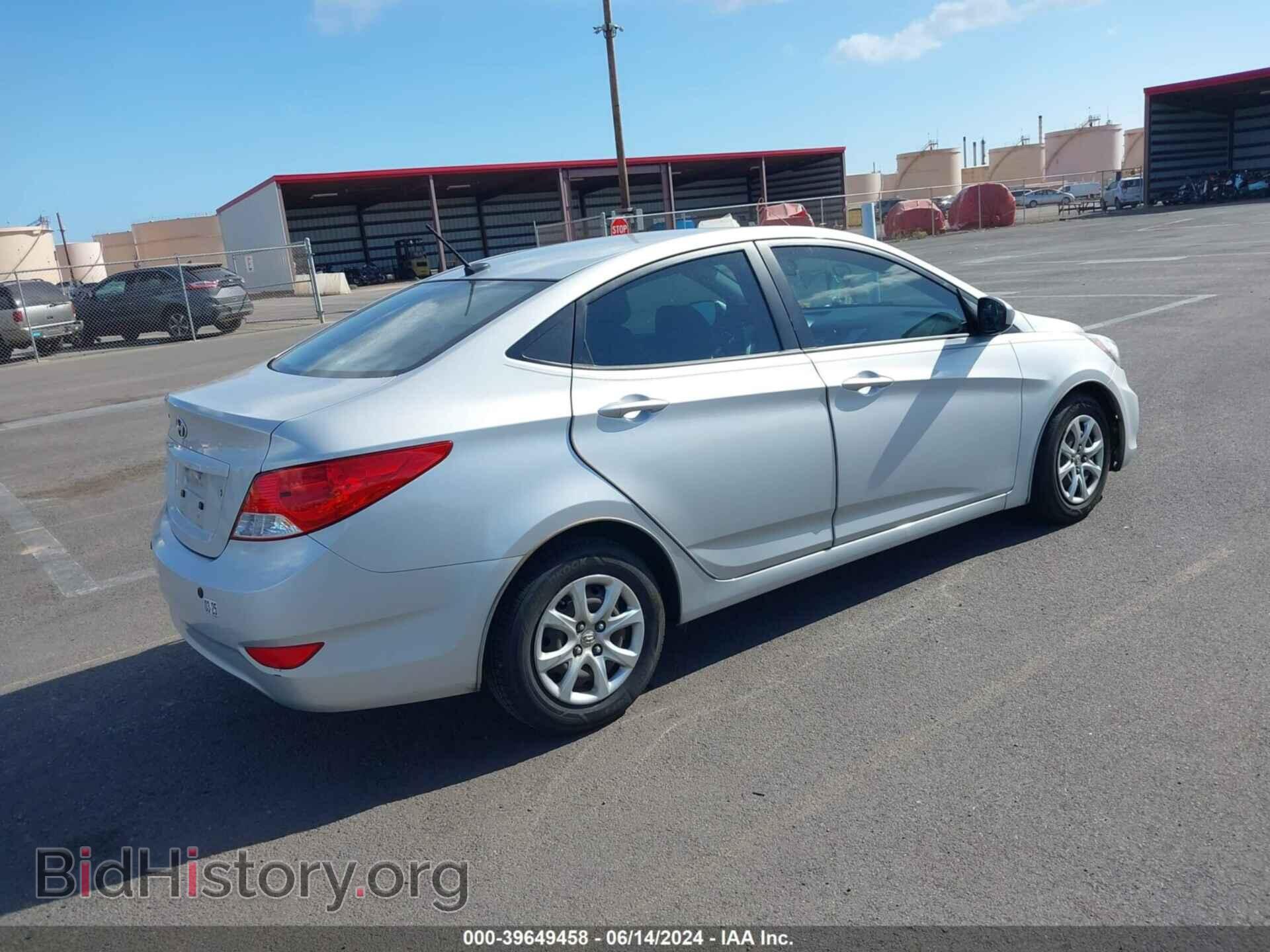 2013 HYUNDAI ACCENT - VIN: KMHCT4AE6DU571220 - Фото 4
