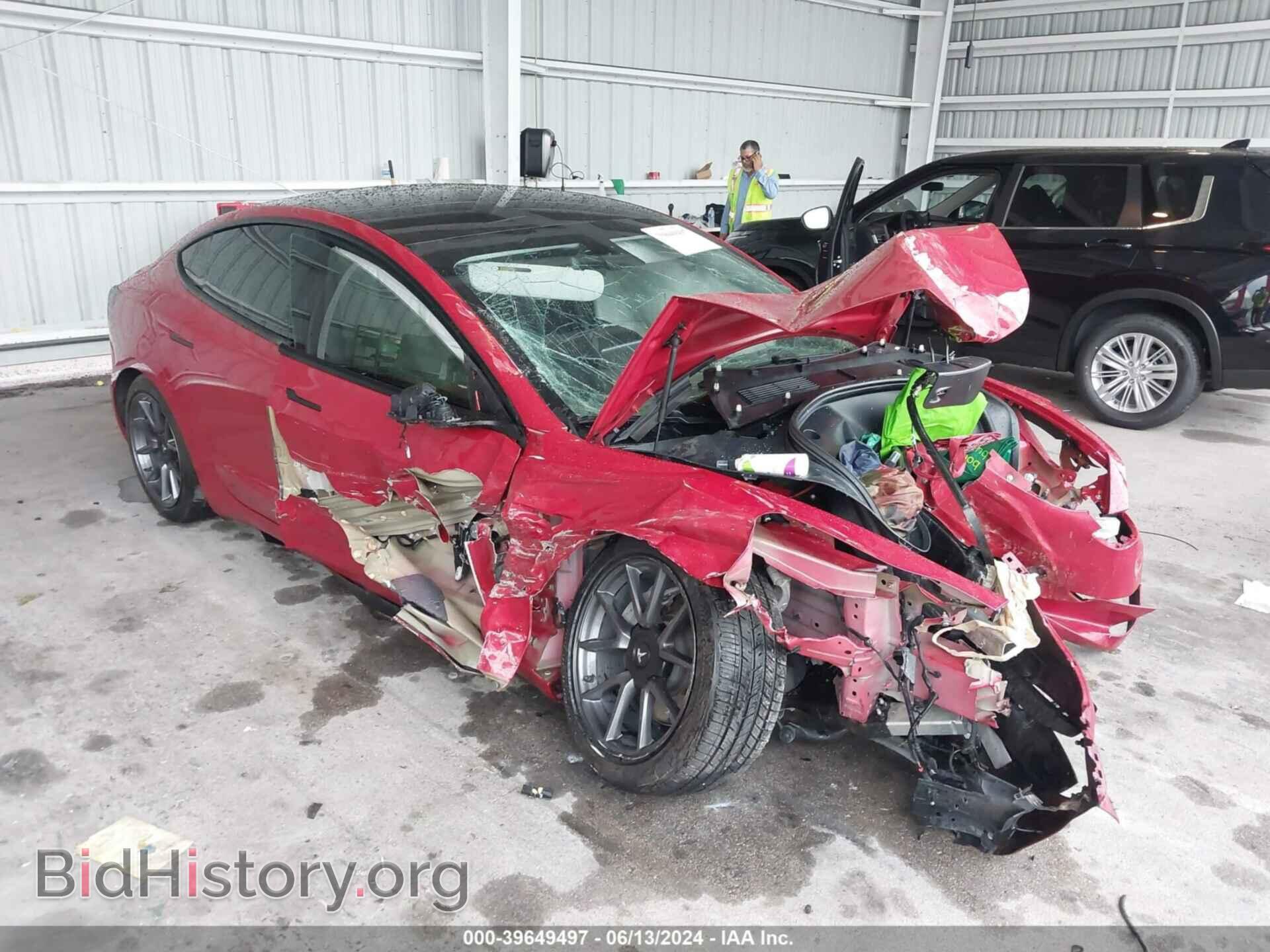 Photo 5YJ3E1EA4MF061283 - TESLA MODEL 3 2021