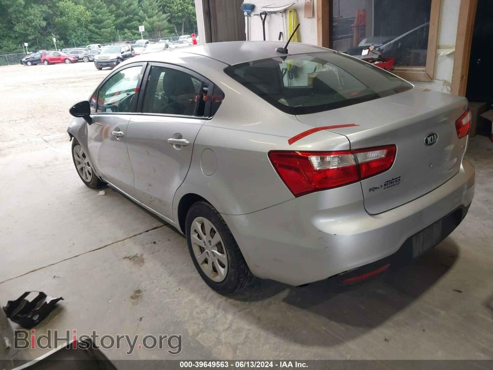 2013 KIA RIO - VIN: KNADM4A32D6304159 - Фото 3