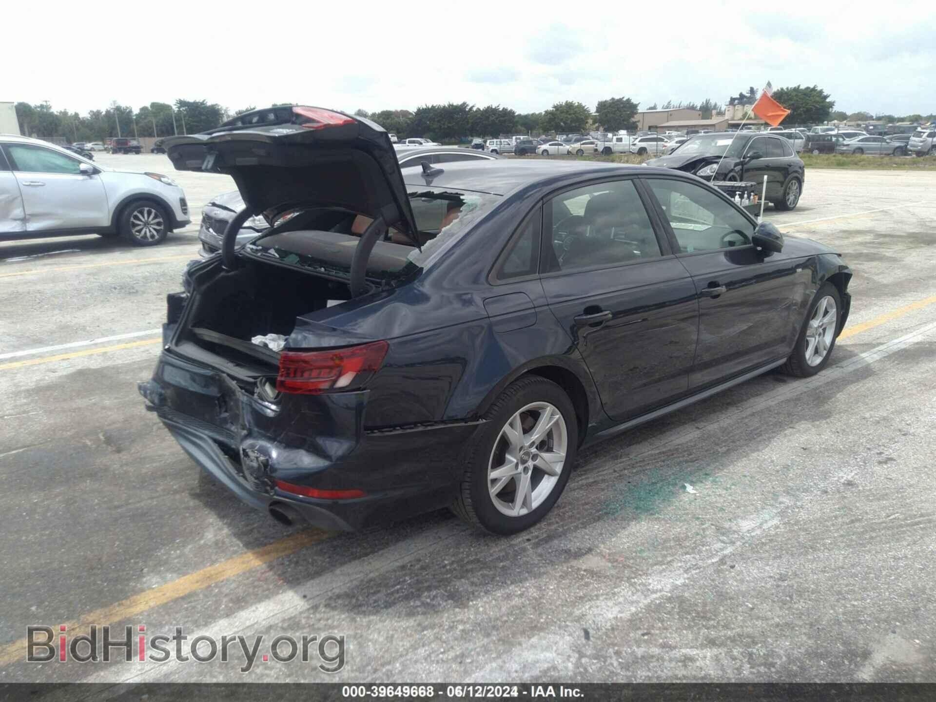 2018 AUDI A4 - VIN: WAUDNAF49JA116342 - Фото 4