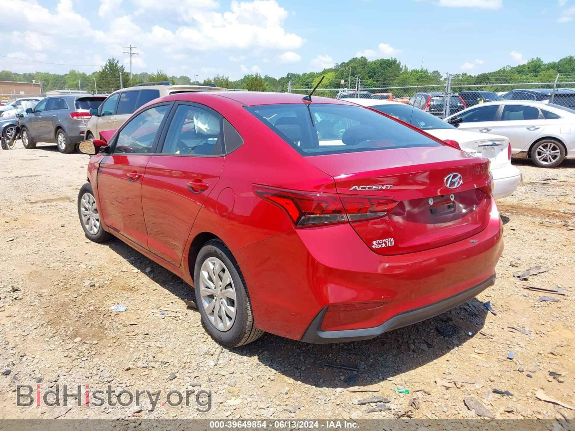 2020 HYUNDAI ACCENT - VIN: 3KPC24A66LE095841 - Фото 3