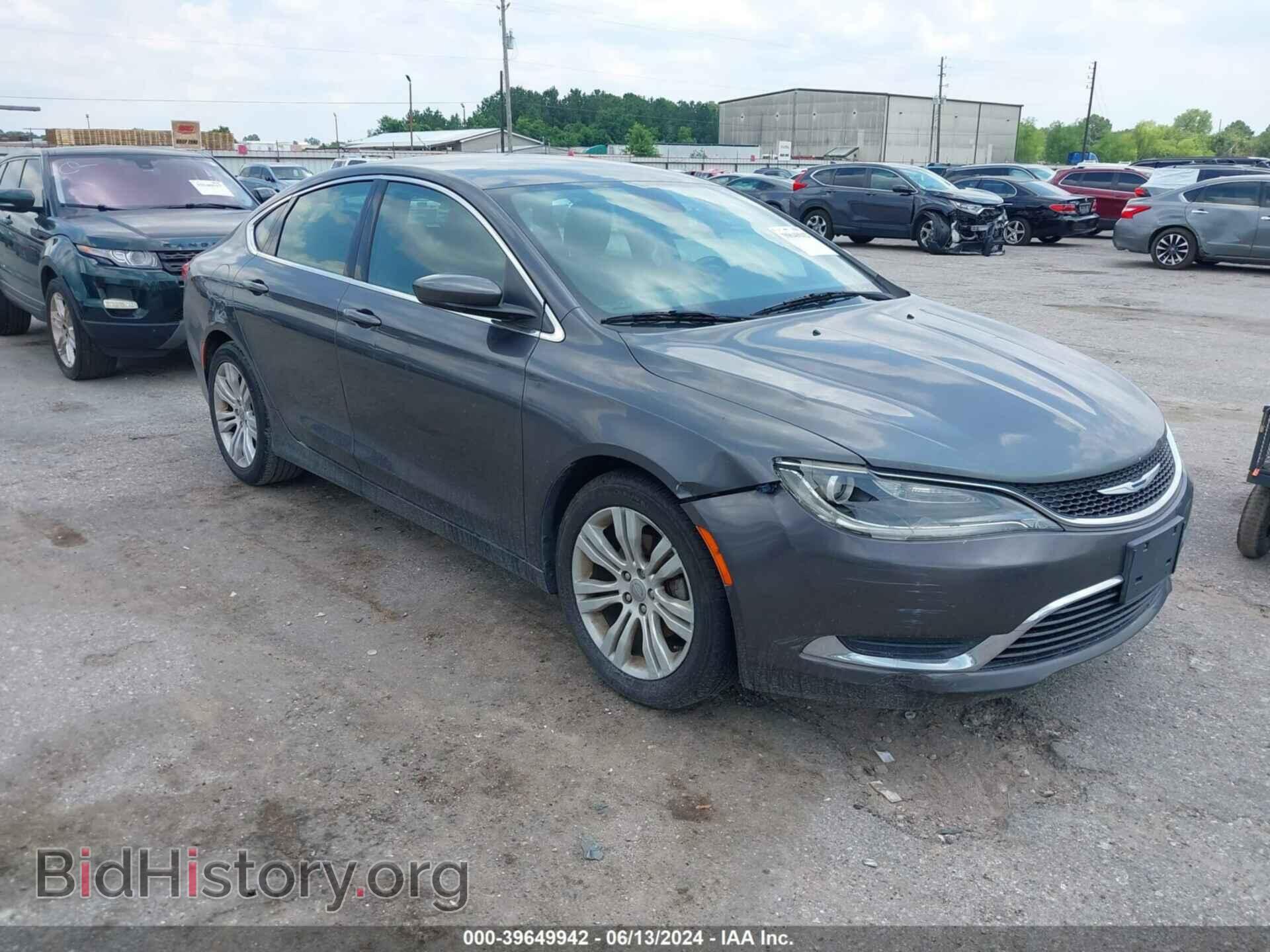 Фотография 1C3CCCAB0FN738287 - CHRYSLER 200 2015