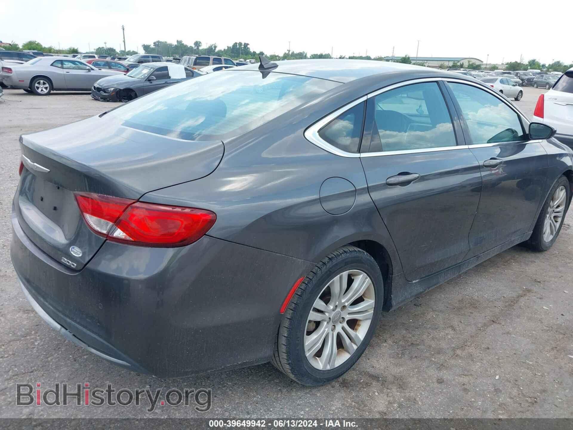 2015 CHRYSLER 200 - VIN: 1C3CCCAB0FN738287 - Фото 4