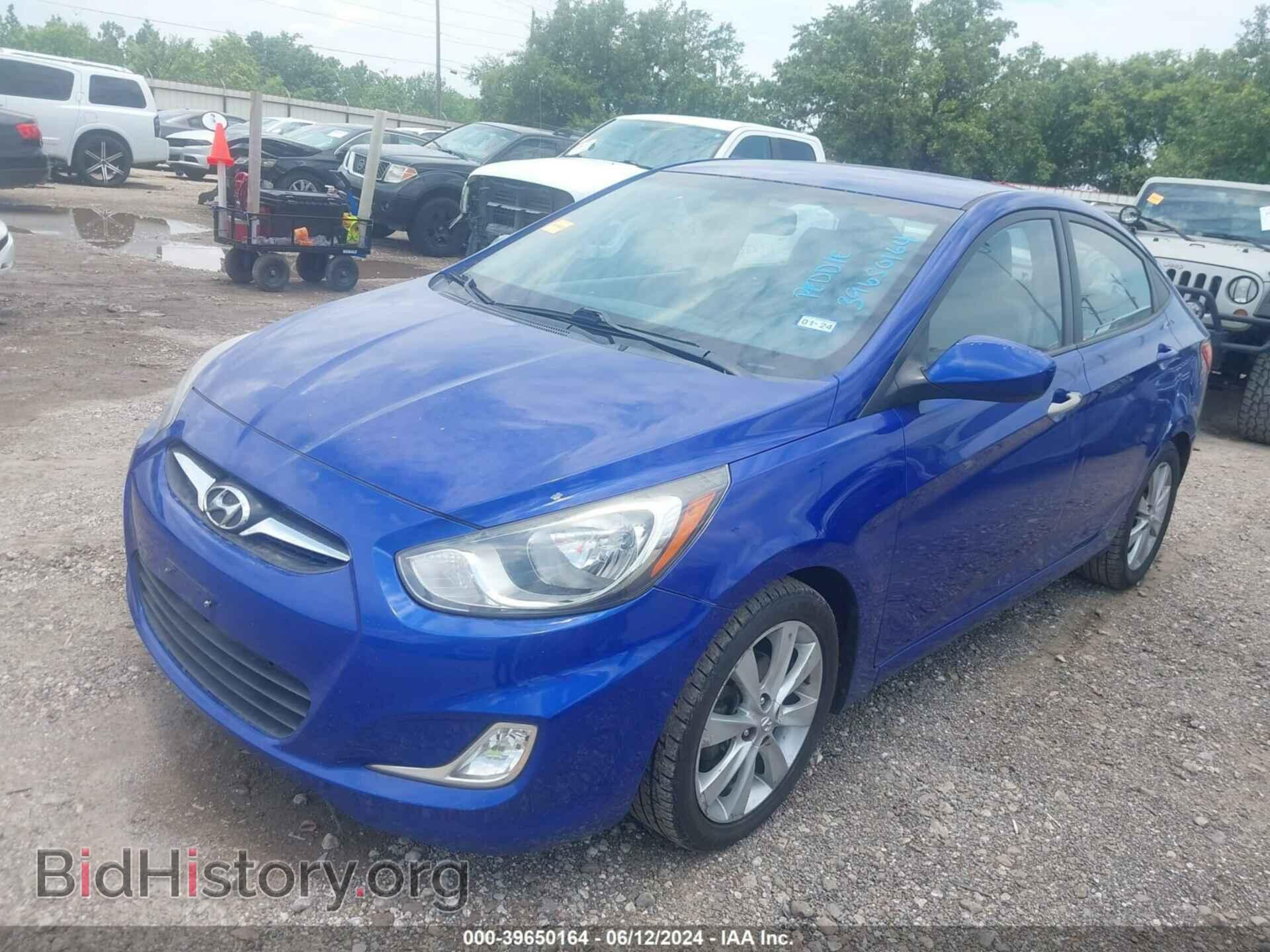 2013 HYUNDAI ACCENT - VIN: KMHCU4AE5DU378375 - Фото 2