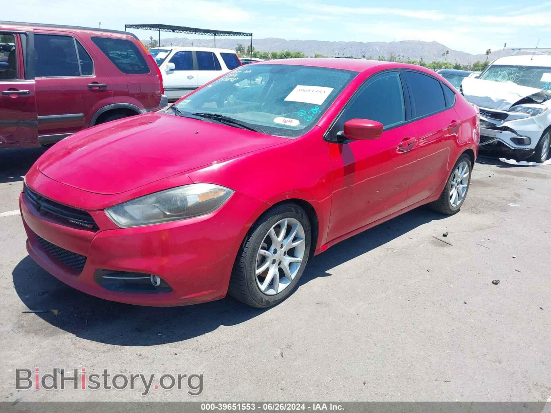 2013 DODGE DART - VIN: 1C3CDFBAXDD342858 - Фото 2