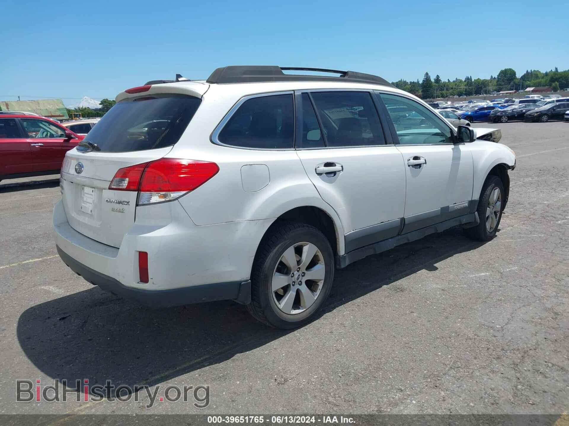 2011 SUBARU OUTBACK - VIN: 4S4BRBKC8B3374029 - Фото 4