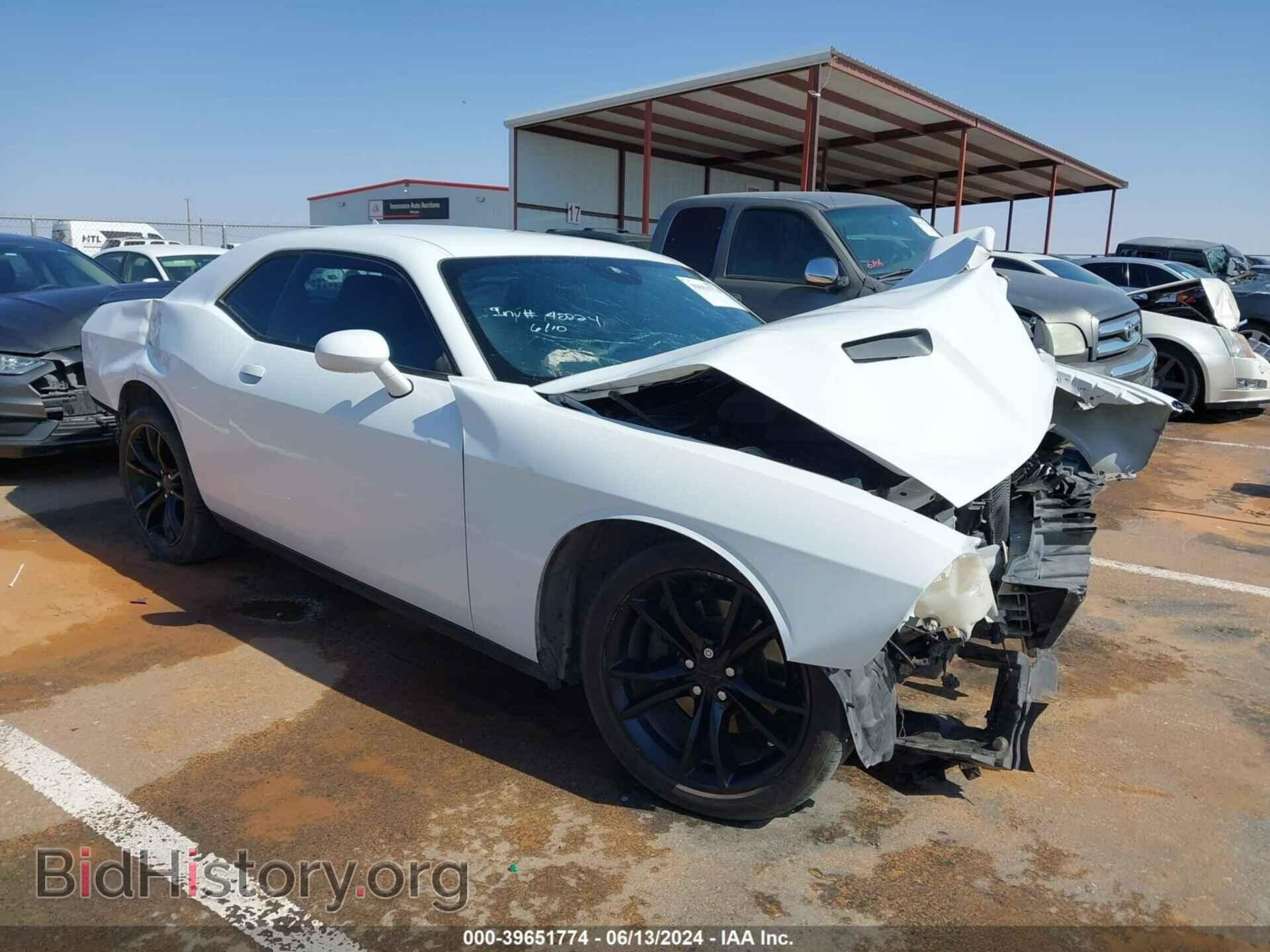 Photo 2C3CDZAG3GH264874 - DODGE CHALLENGER 2016