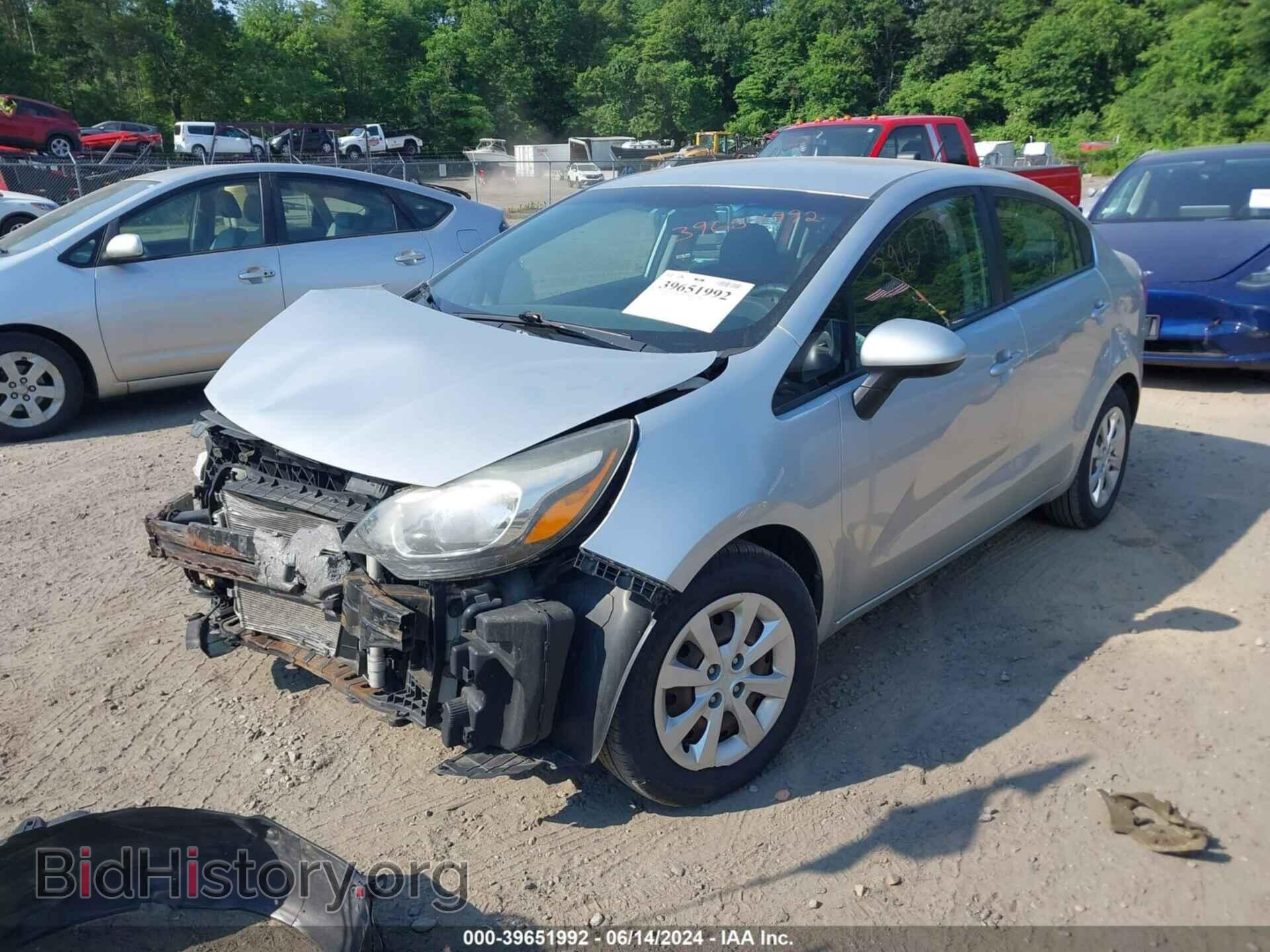 2012 KIA RIO - VIN: KNADM4A36C6087083 - Фото 2