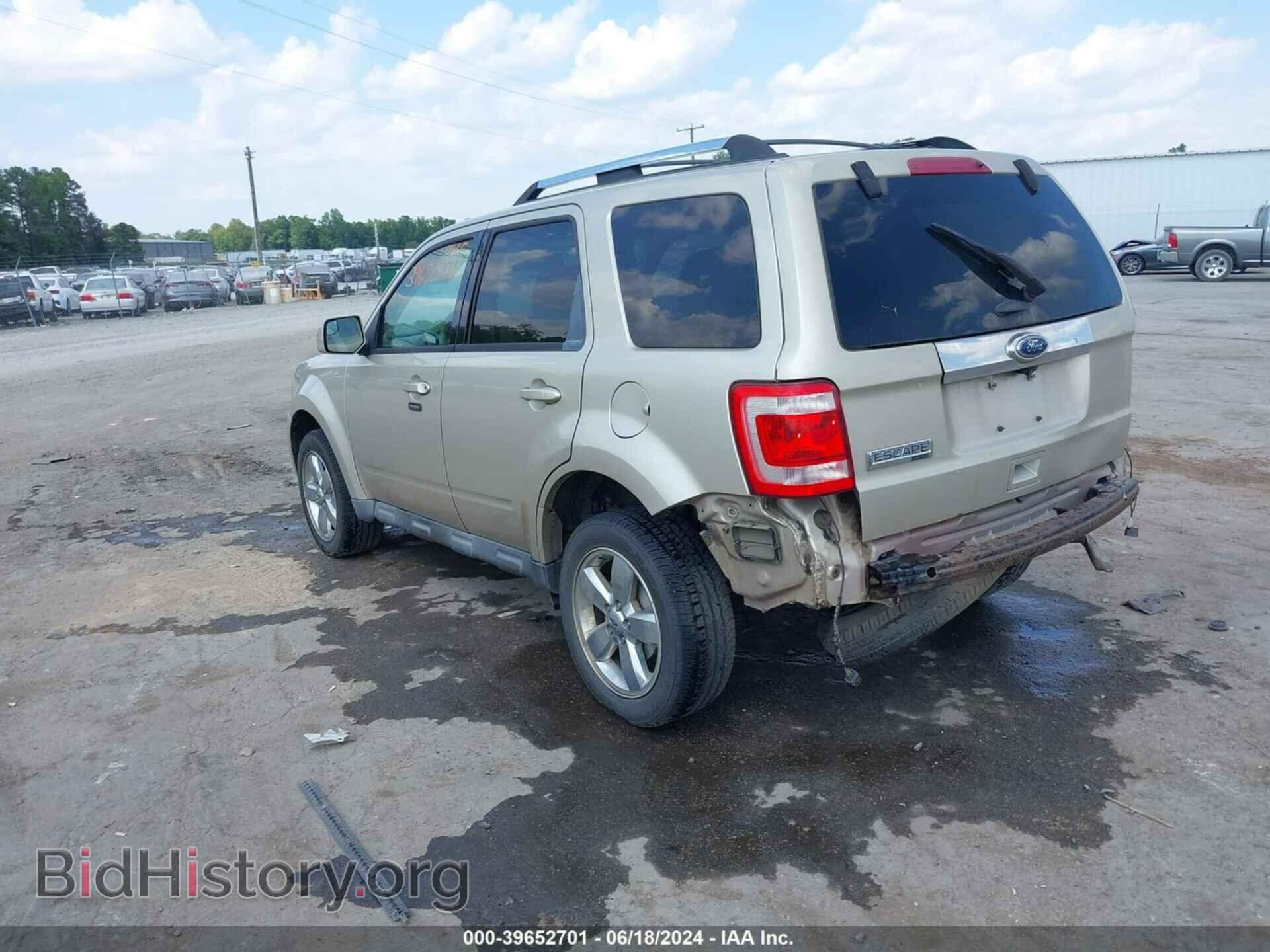 2012 FORD ESCAPE - VIN: 1FMCU9E78CKB65441 - Фото 3