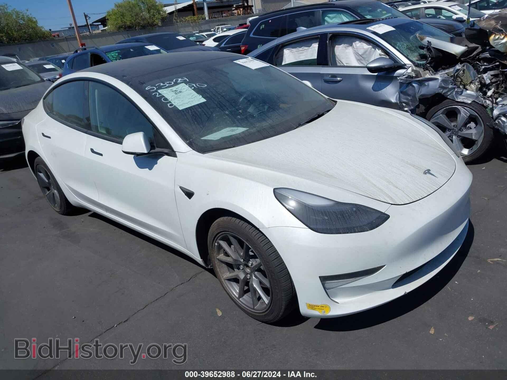 Photo 5YJ3E1EA3PF400135 - TESLA MODEL 3 2023