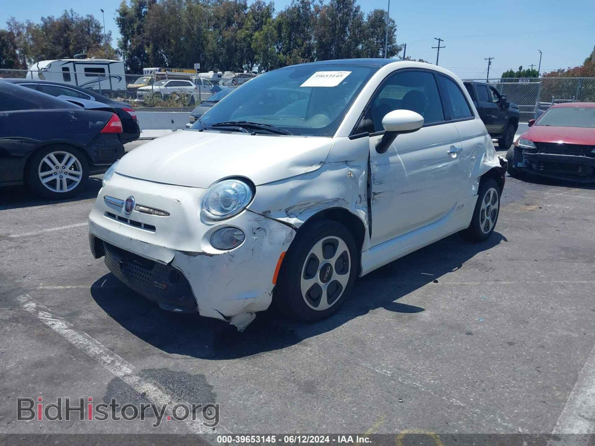 2014 FIAT 500E - VIN: 3C3CFFGE3ET244854 - Фото 2