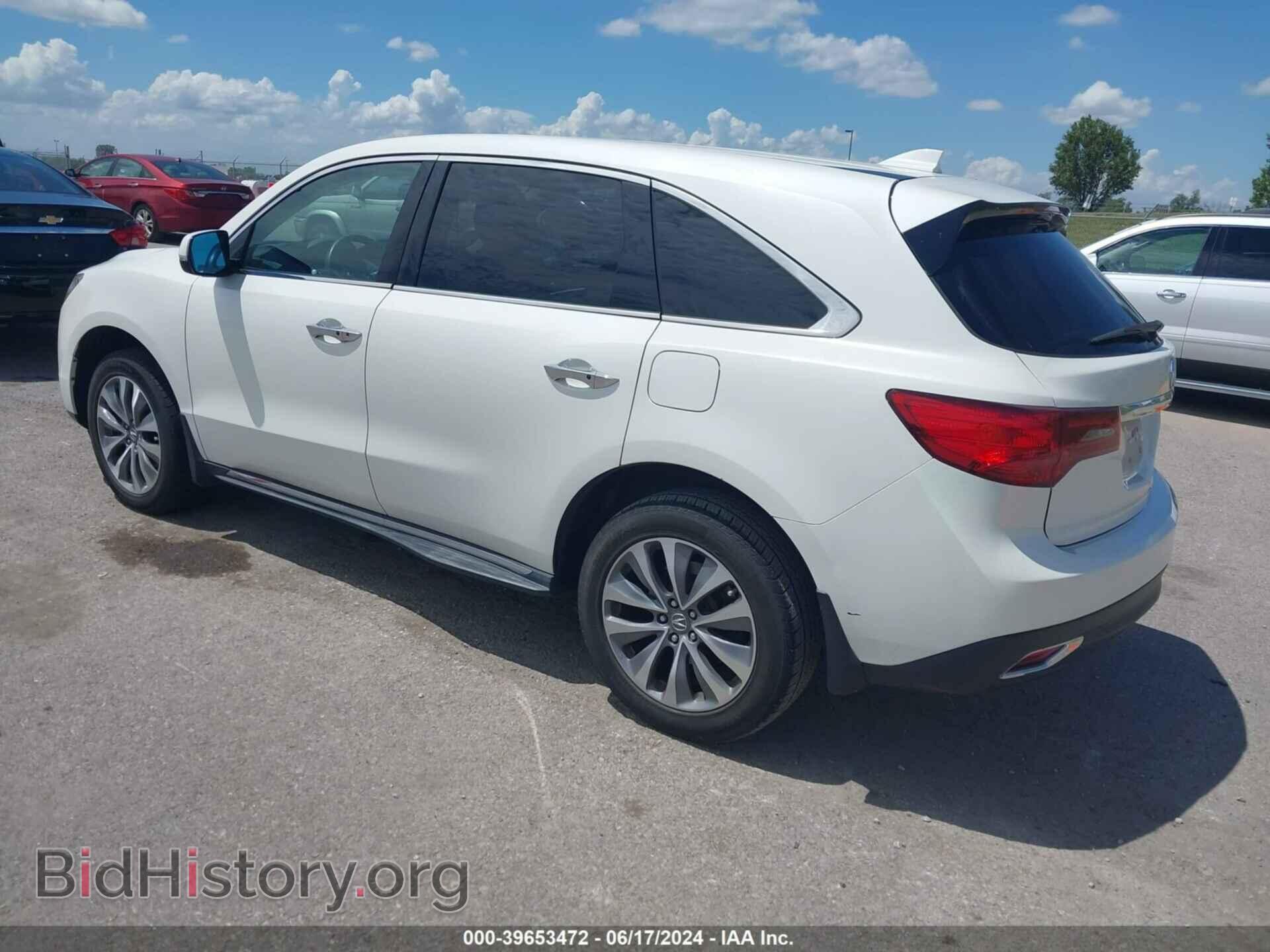 2014 ACURA MDX - VIN: 5FRYD3H42EB007832 - Фото 3