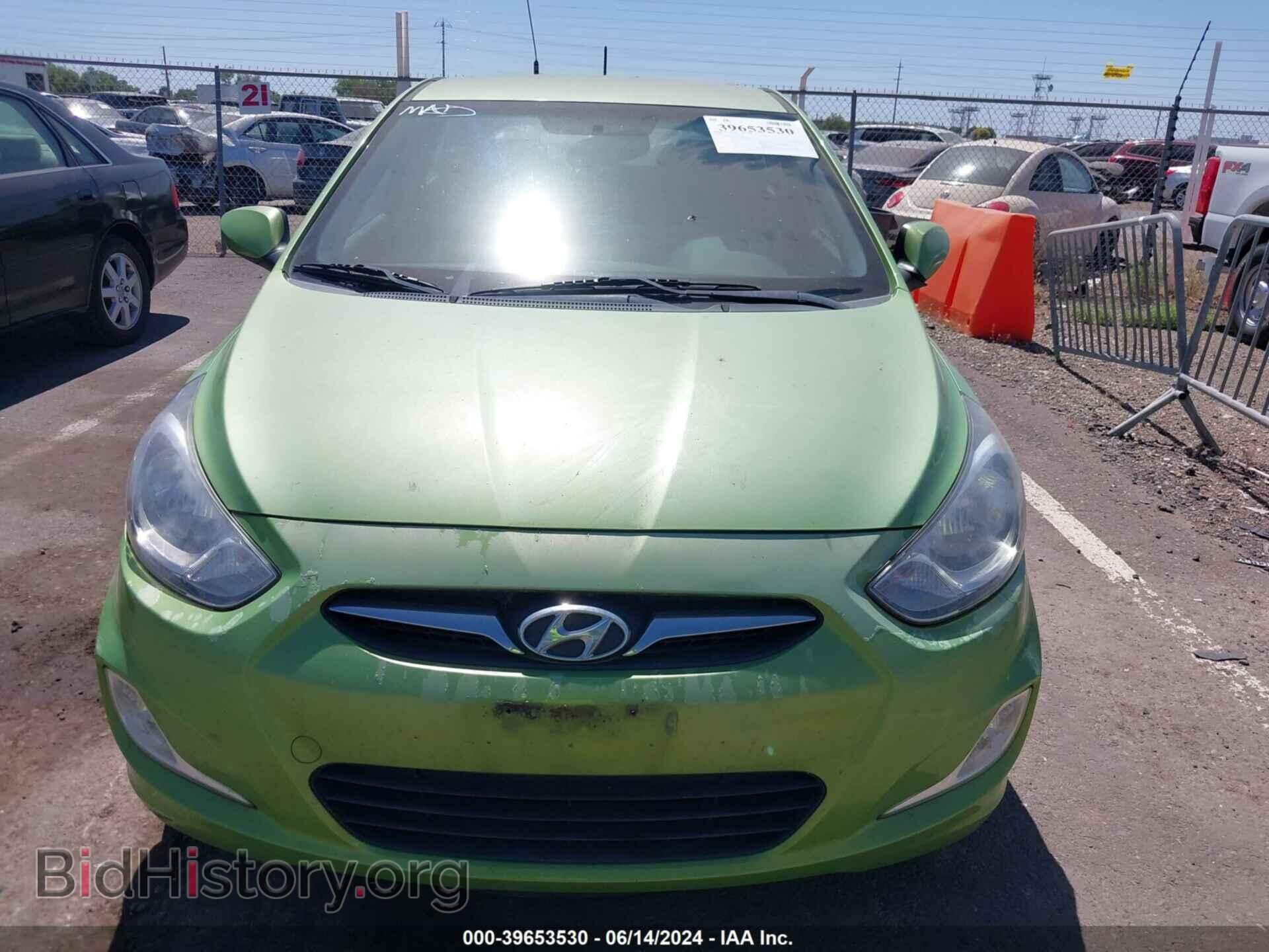 2012 HYUNDAI ACCENT - VIN: KMHCU5AEXCU017874 - Фото 6