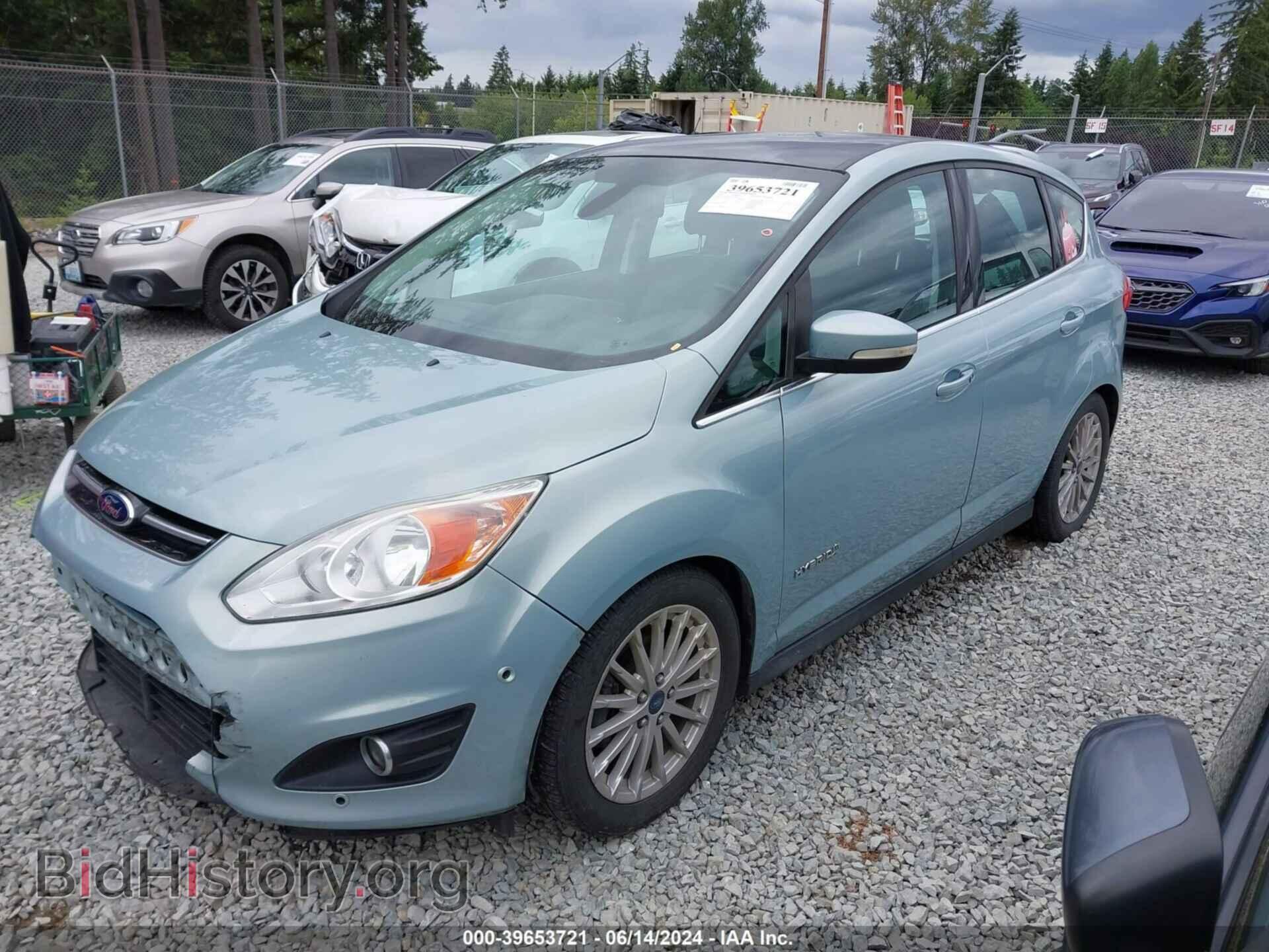 2013 FORD C-MAX HYBRID - VIN: 1FADP5BU4DL523851 - Фото 2