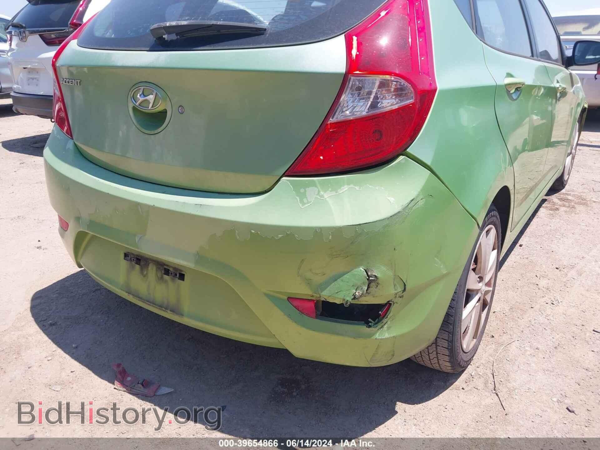 2012 HYUNDAI ACCENT - VIN: KMHCU5AE0CU028172 - Фото 6