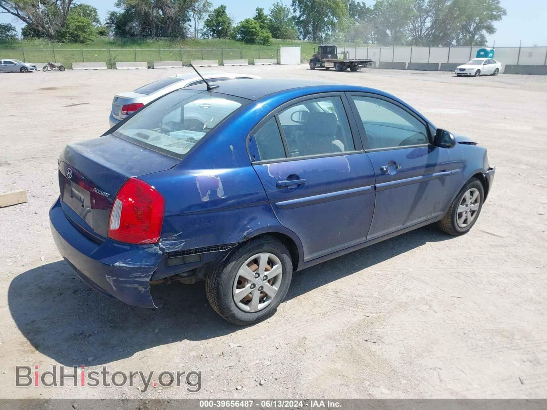 2009 HYUNDAI ACCENT - VIN: KMHCN46C19U332067 - Фото 4