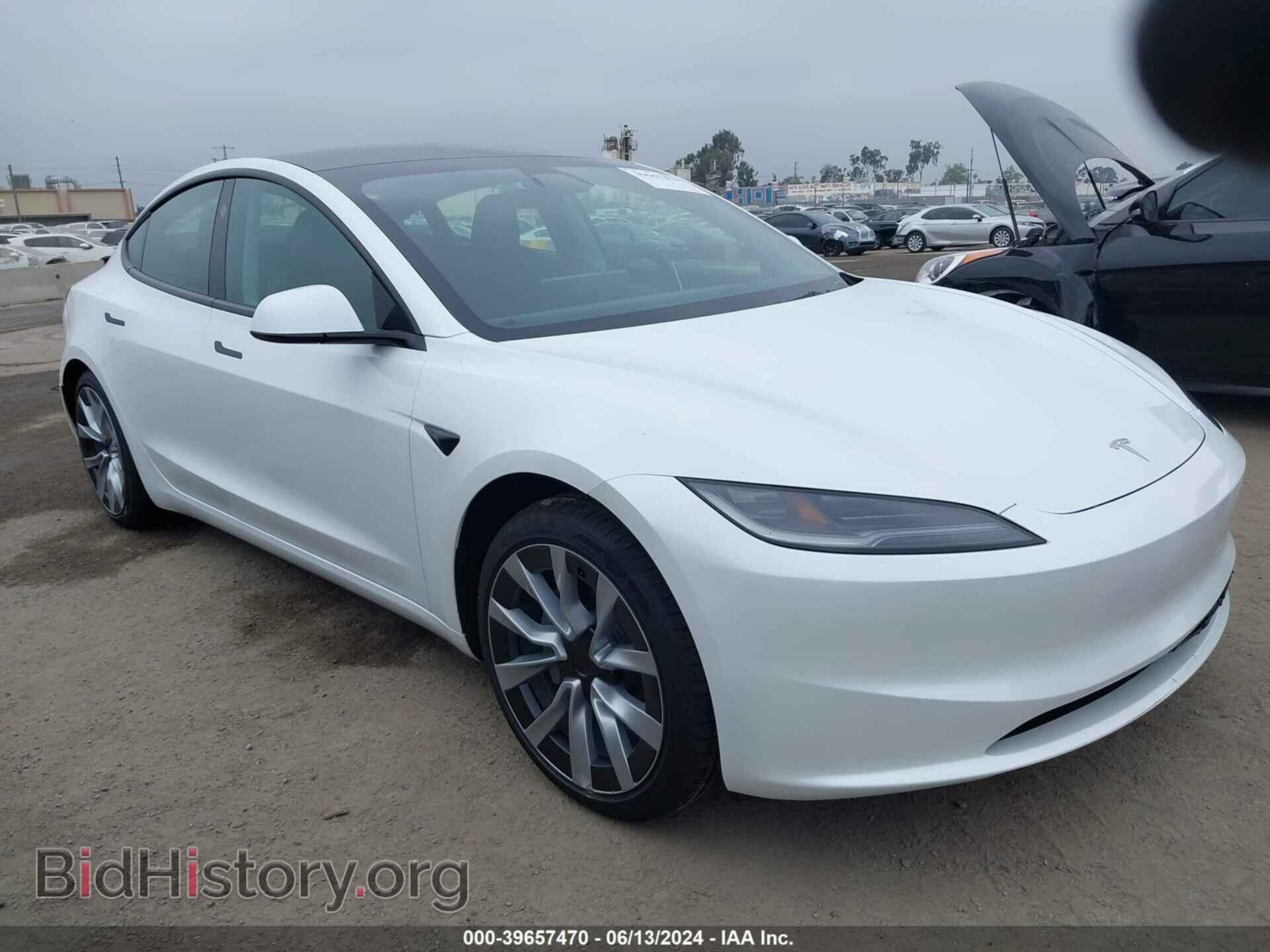 Photo 5YJ3E1EA3RF773680 - TESLA MODEL 3 2024