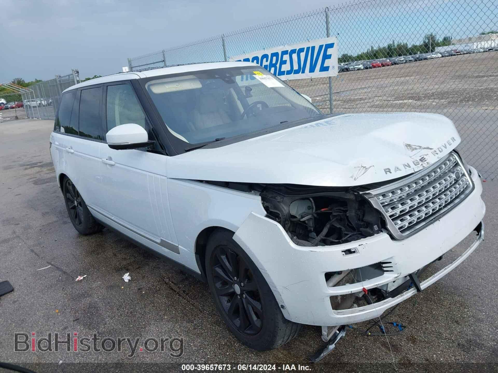 Photo SALGS2FK2HA365694 - LAND ROVER RANGE ROVER 2017