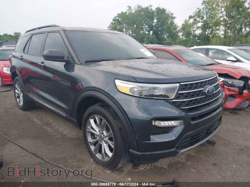 2023 Ford EXPLORER XLT (VIN 1FMSK8DH1PGA19784) — фото 1 из 16, IAAI, повреждение: задняя часть