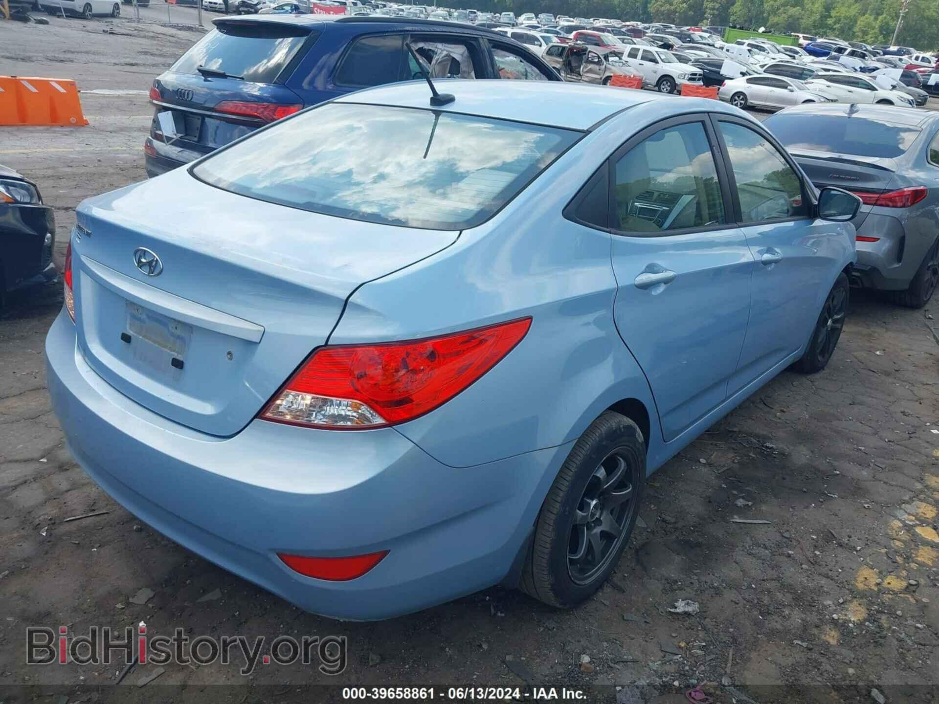 2013 HYUNDAI ACCENT - VIN: KMHCT4AE6DU424878 - Фото 4