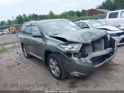 2013 Toyota HIGHLANDER Limited V6, green — VIN 5TDDK3EH6DS196671, IAAI
