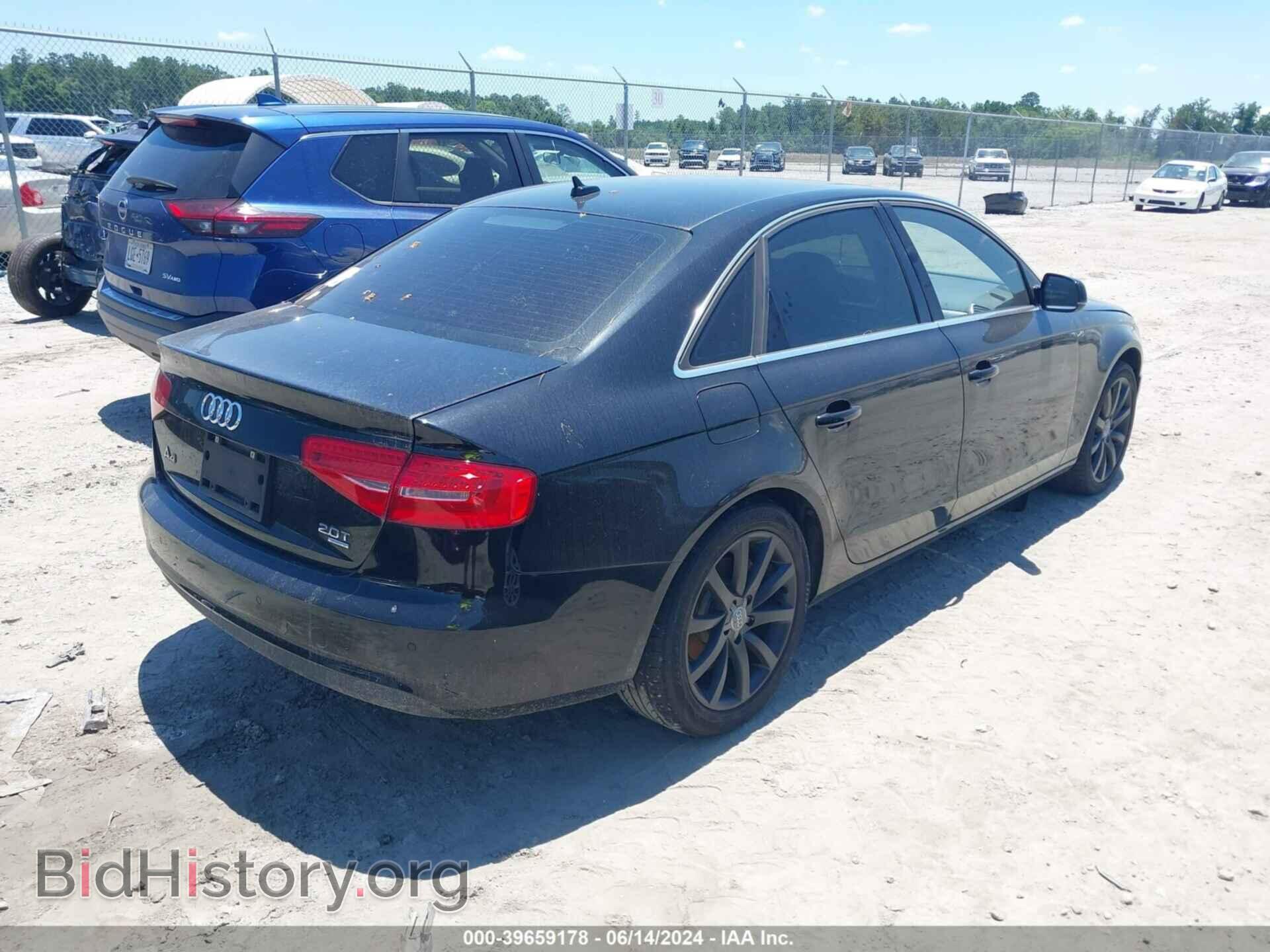 2013 AUDI A4 - VIN: WAUFFAFL4DN041107 - Фото 4