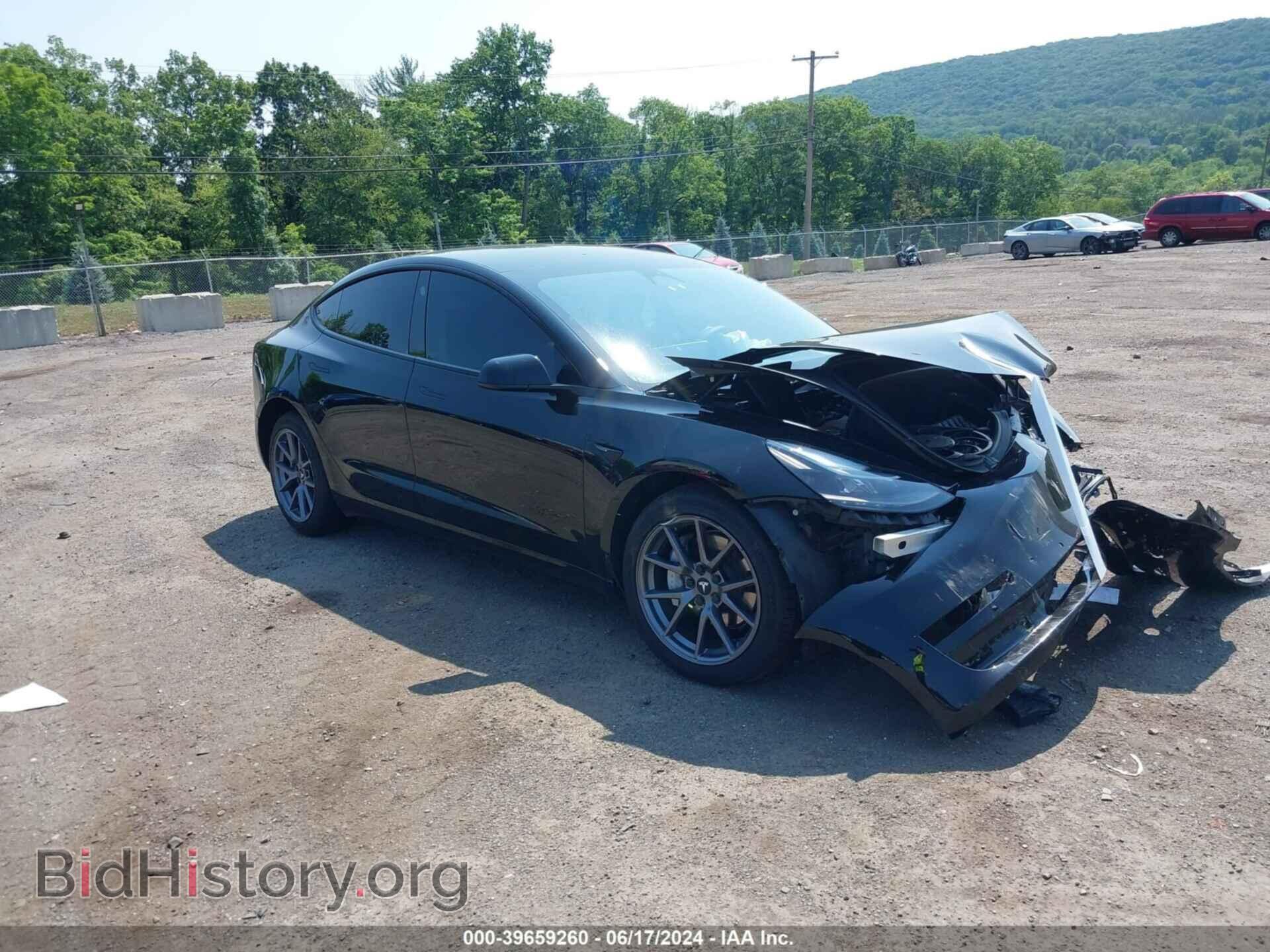 Photo 5YJ3E1EB0NF322306 - TESLA MODEL 3 2022