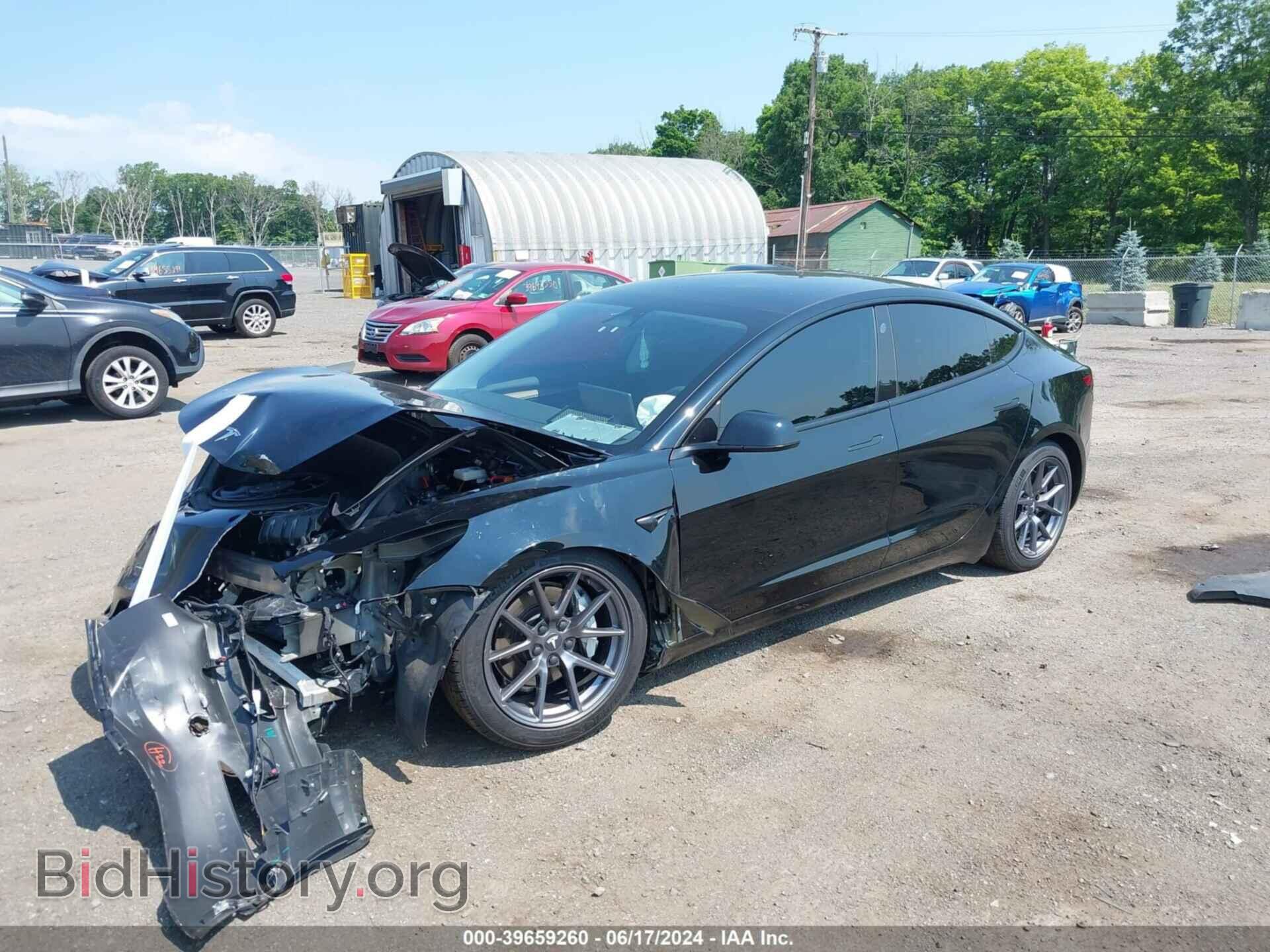 2022 TESLA MODEL 3 - VIN: 5YJ3E1EB0NF322306 - Фото 2