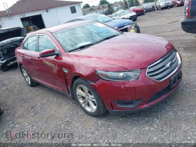 2013 Ford TAURUS SEL, burgundy — VIN 1FAHP2E85DG197307, IAAI