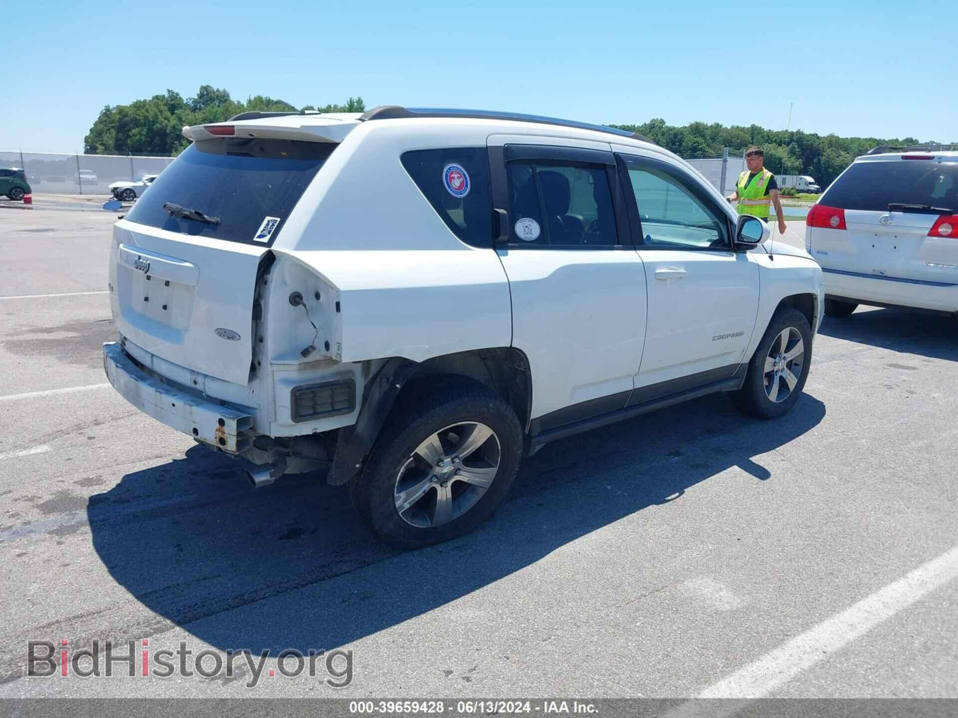 2016 JEEP COMPASS - VIN: 1C4NJDEB9GD674574 - Фото 4
