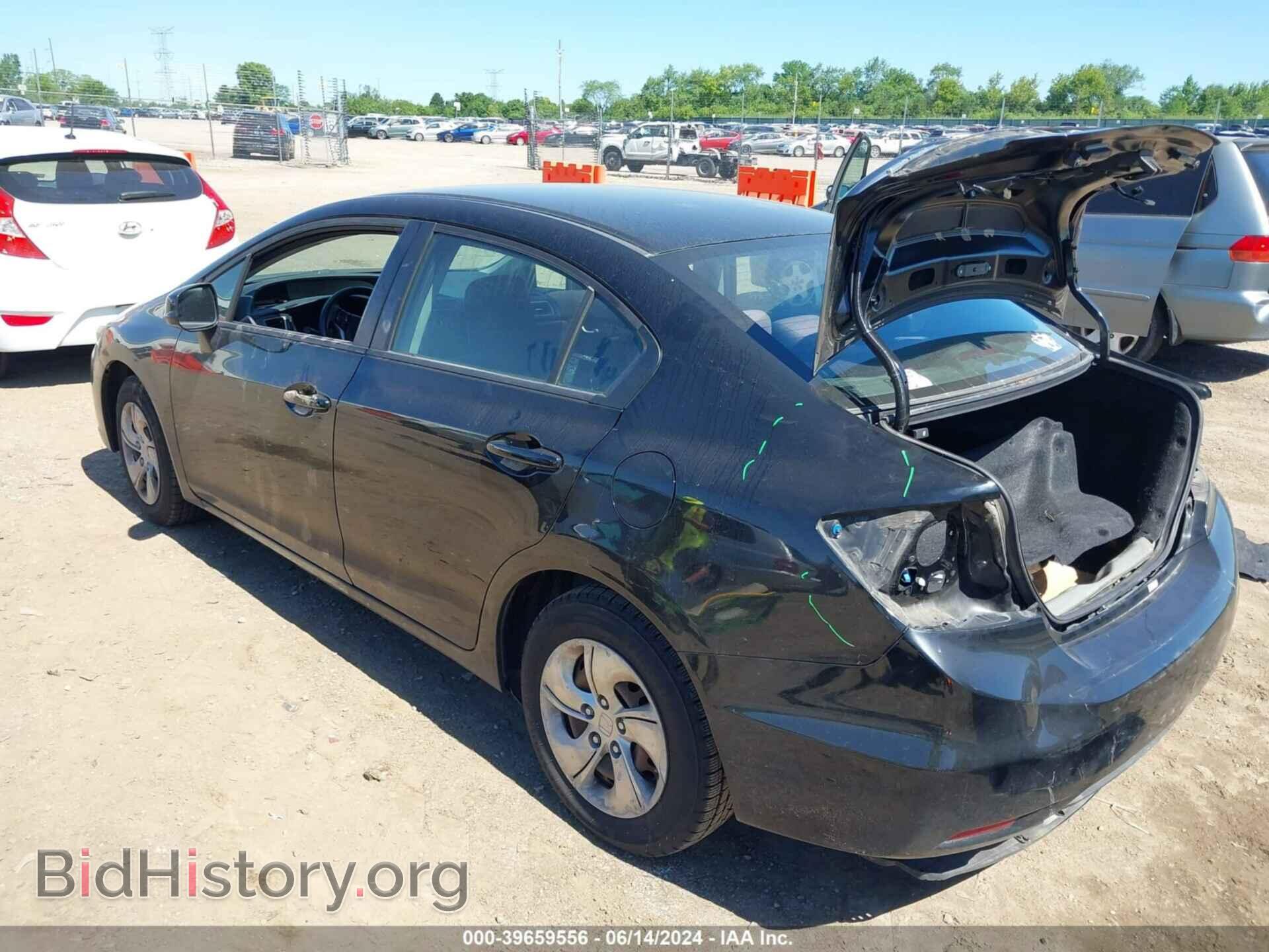 2013 HONDA CIVIC - VIN: 19XFB2F55DE007722 - Фото 3
