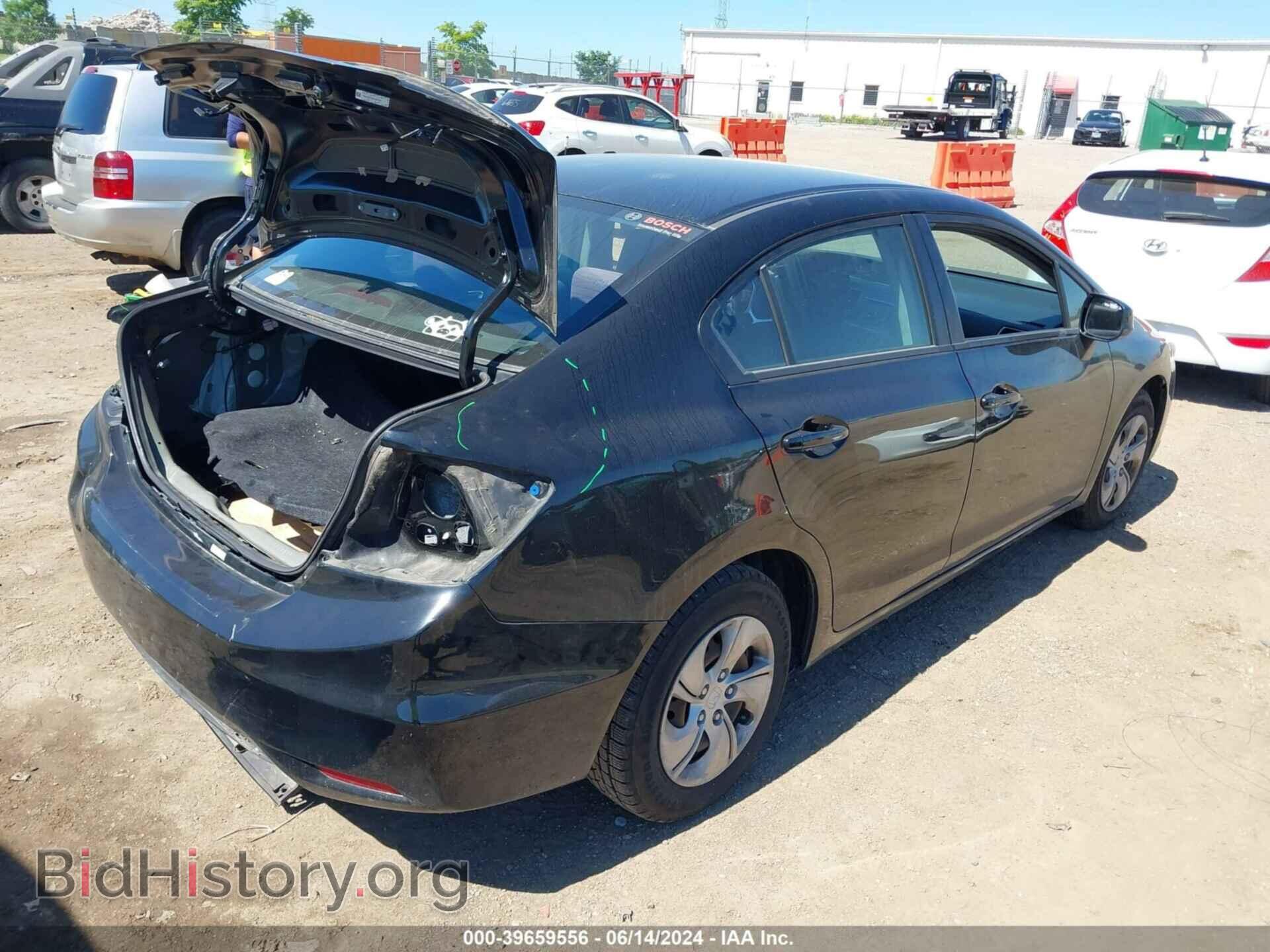 2013 HONDA CIVIC - VIN: 19XFB2F55DE007722 - Фото 4