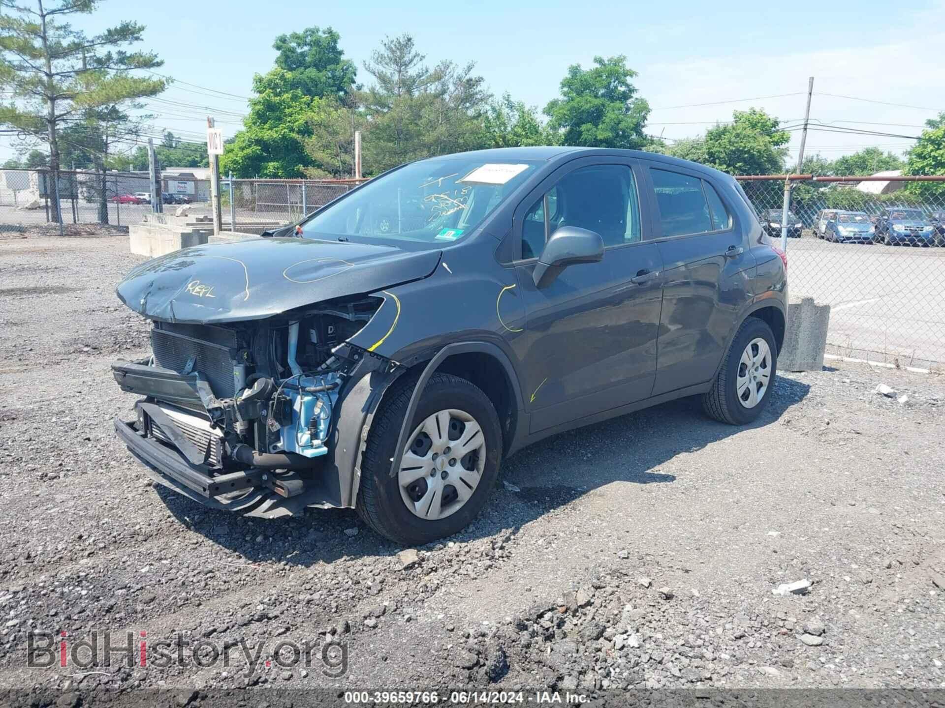 2019 CHEVROLET TRAX - VIN: 3GNCJKSB8KL124471 - Фото 2