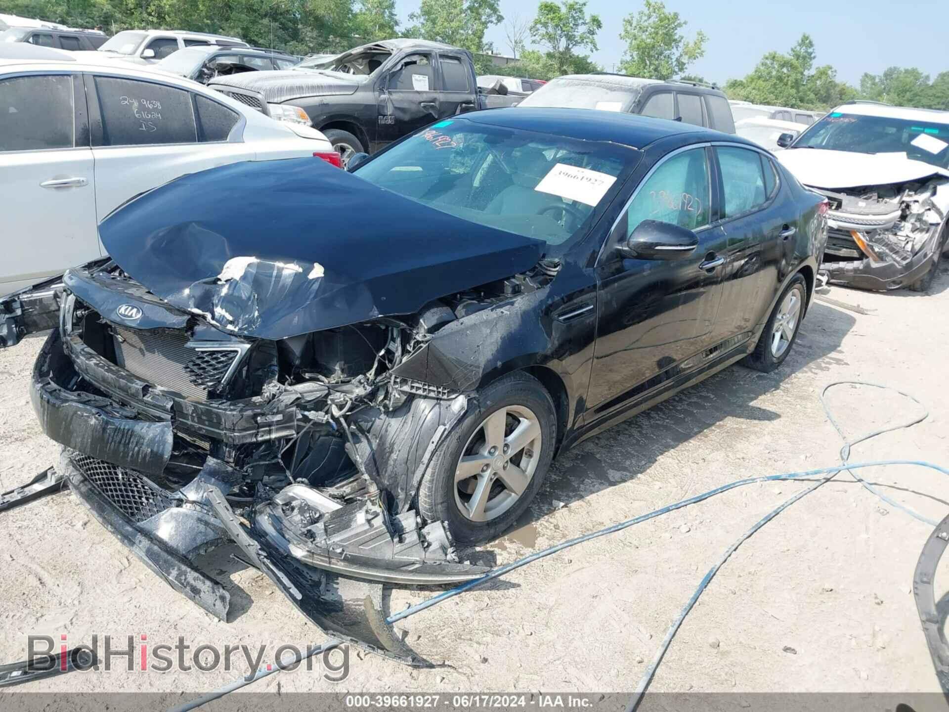 2015 KIA OPTIMA - VIN: 5XXGM4A70FG480246 - Фото 2