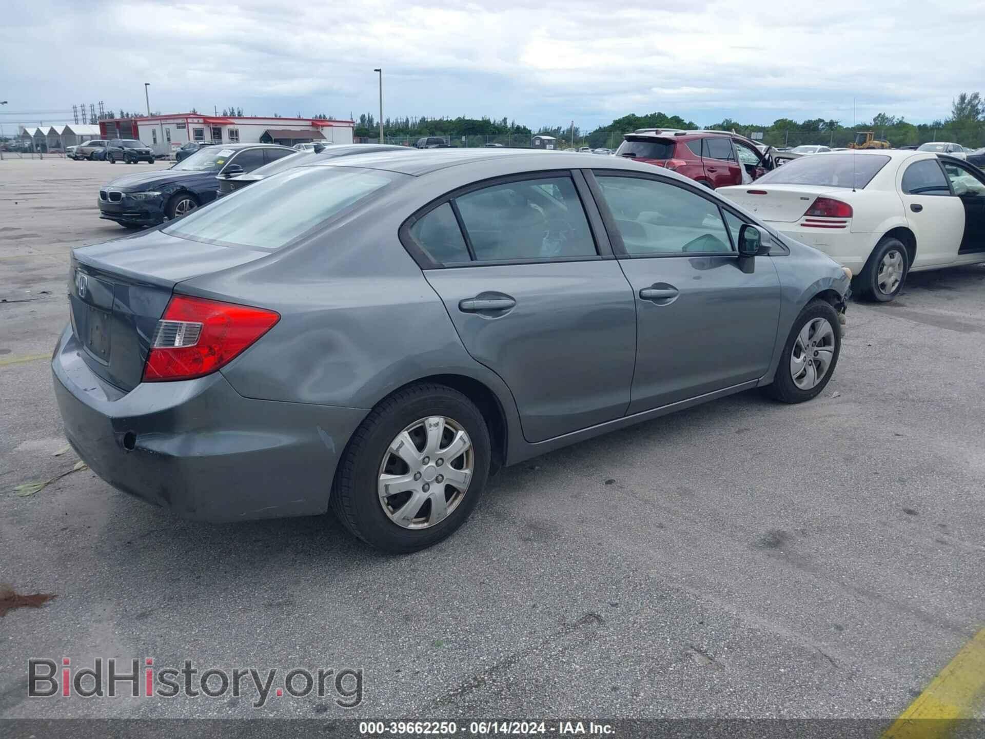 2012 HONDA CIVIC - VIN: 19XFB2F88CE031215 - Фото 4