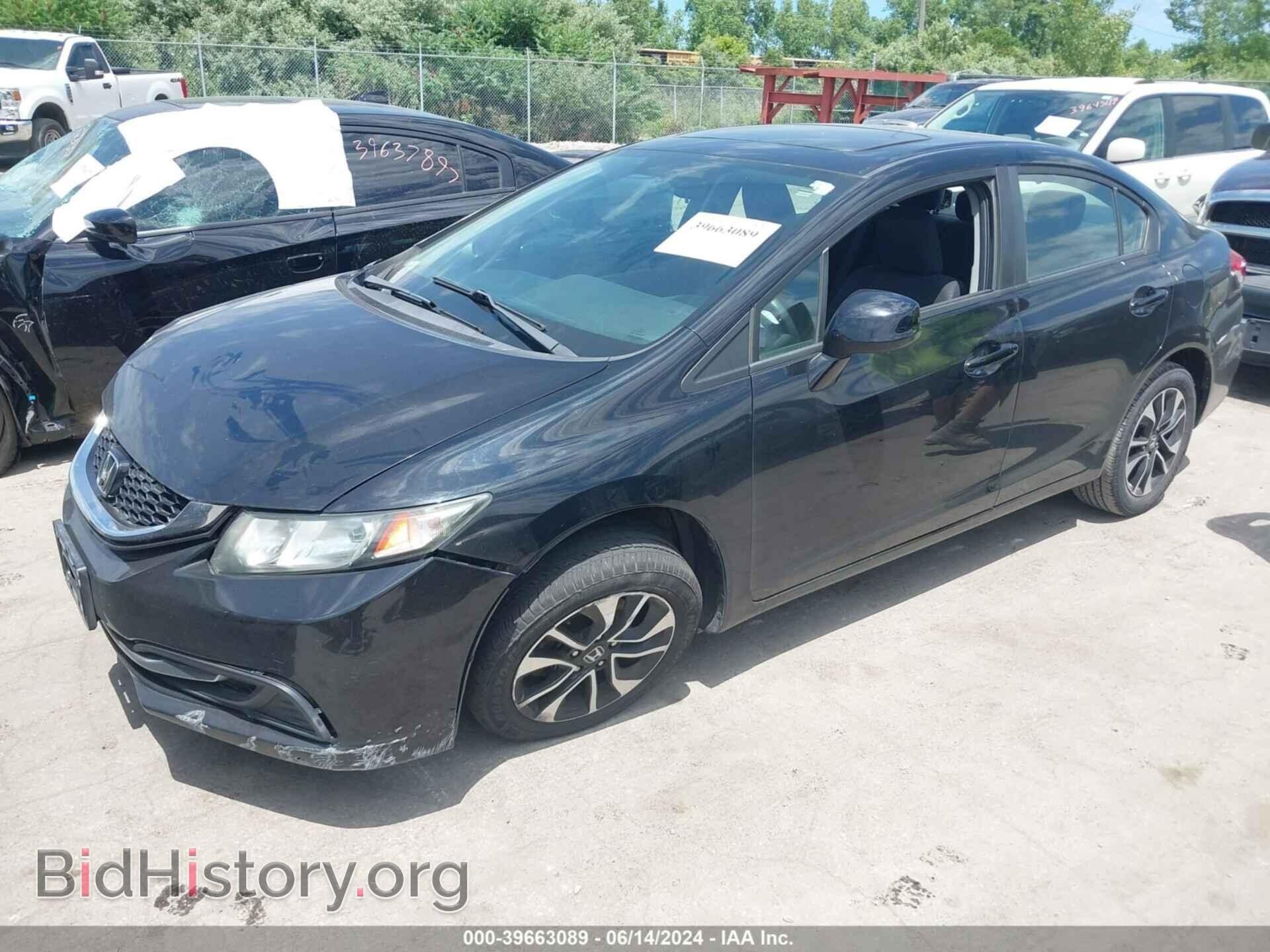 2013 HONDA CIVIC - VIN: 19XFB2F84DE013912 - Фото 2