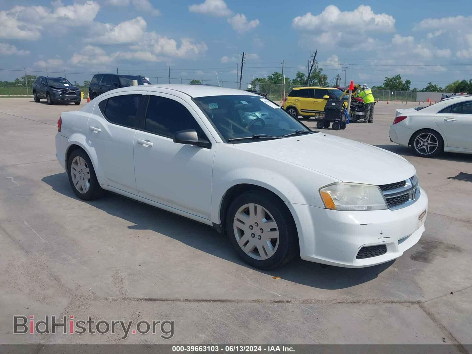 Photo 1C3CDZAB9DN754355 - DODGE AVENGER 2013