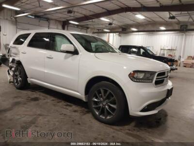 2018 Dodge DURANGO GT, белый — VIN 1C4RDJDG9JC242178, IAAI