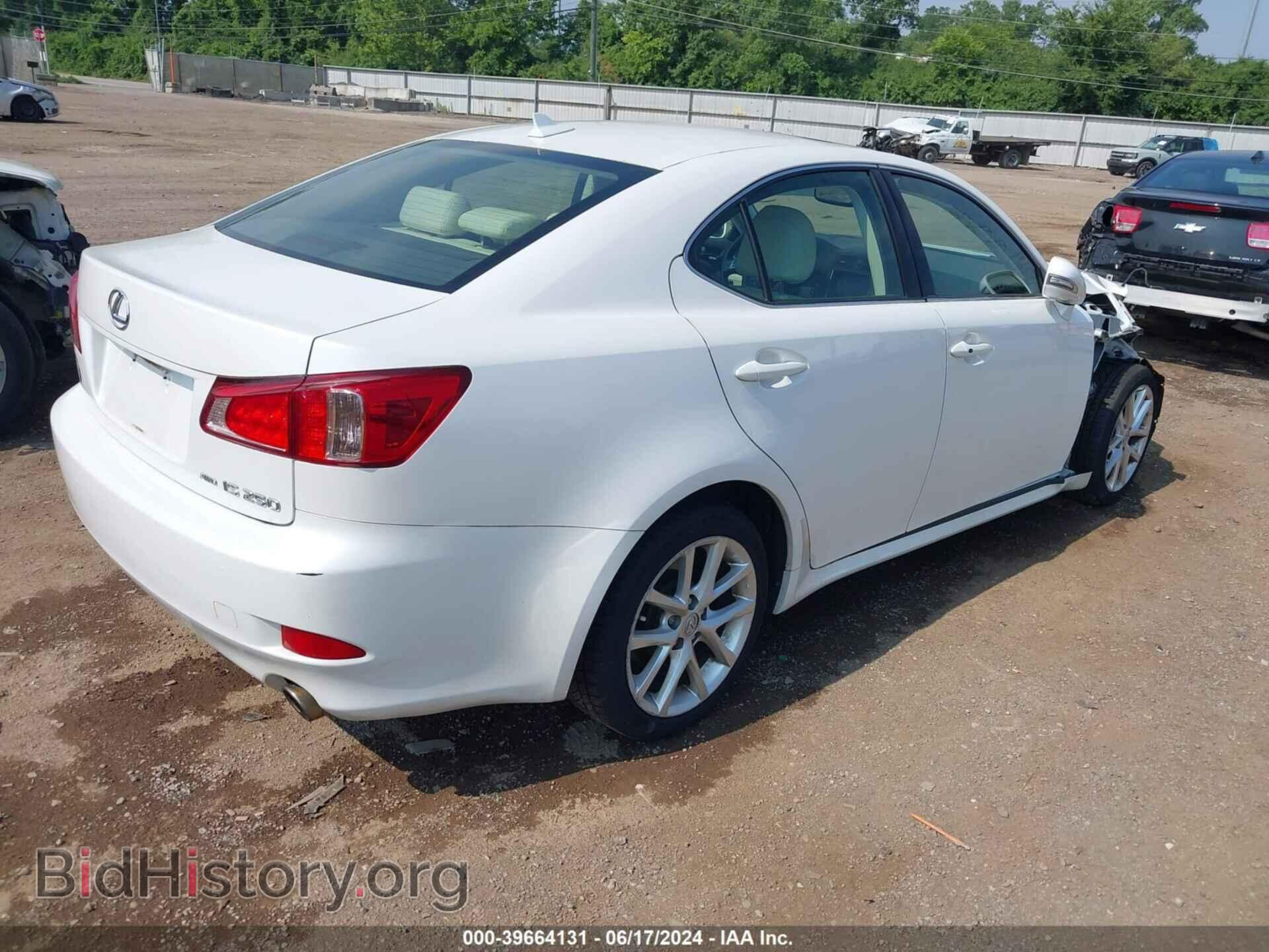 2011 LEXUS IS 250 - VIN: JTHCF5C21B5050027 - Фото 4