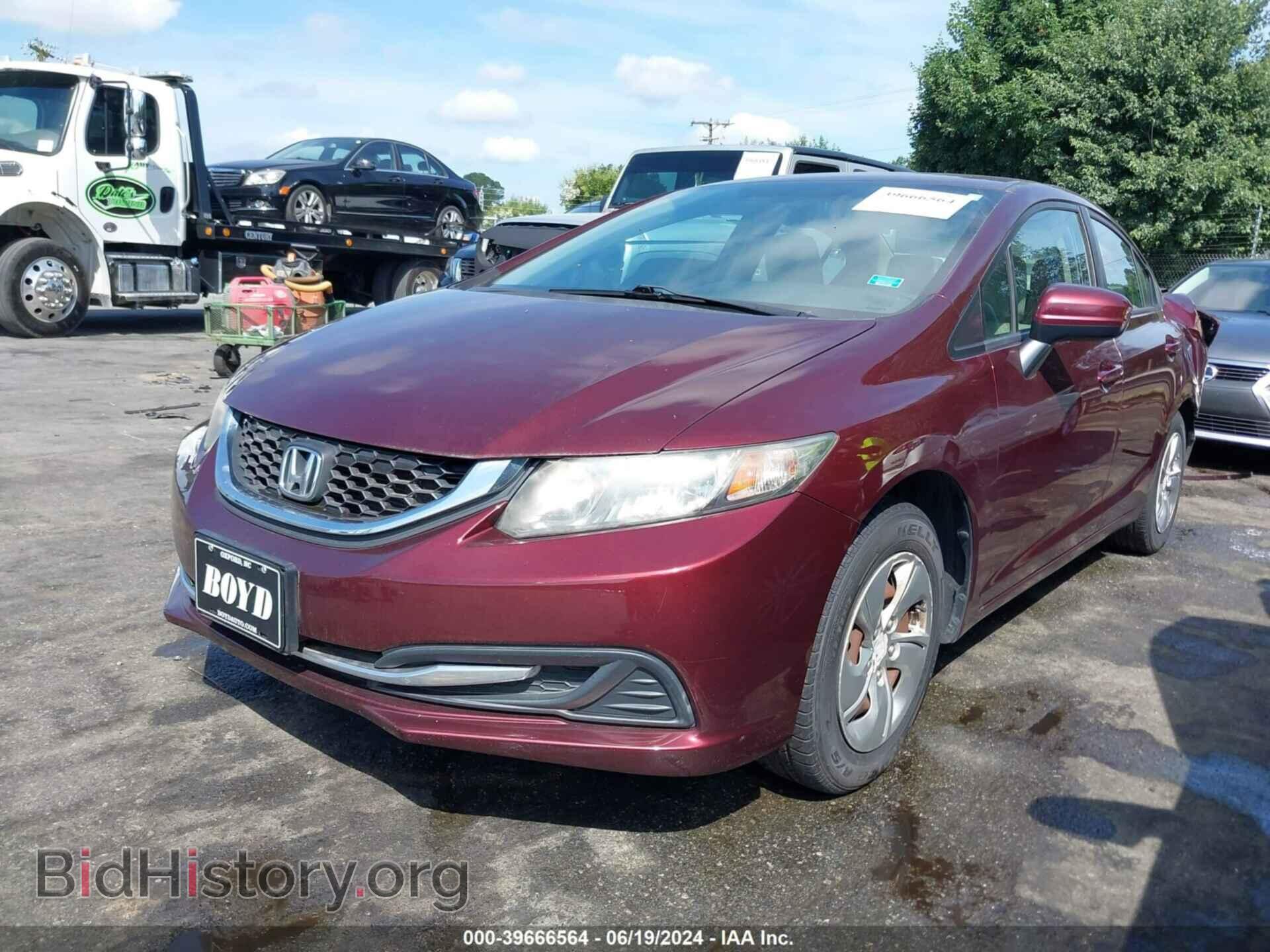 2015 HONDA CIVIC - VIN: 19XFB2F52FE053608 - Фото 2