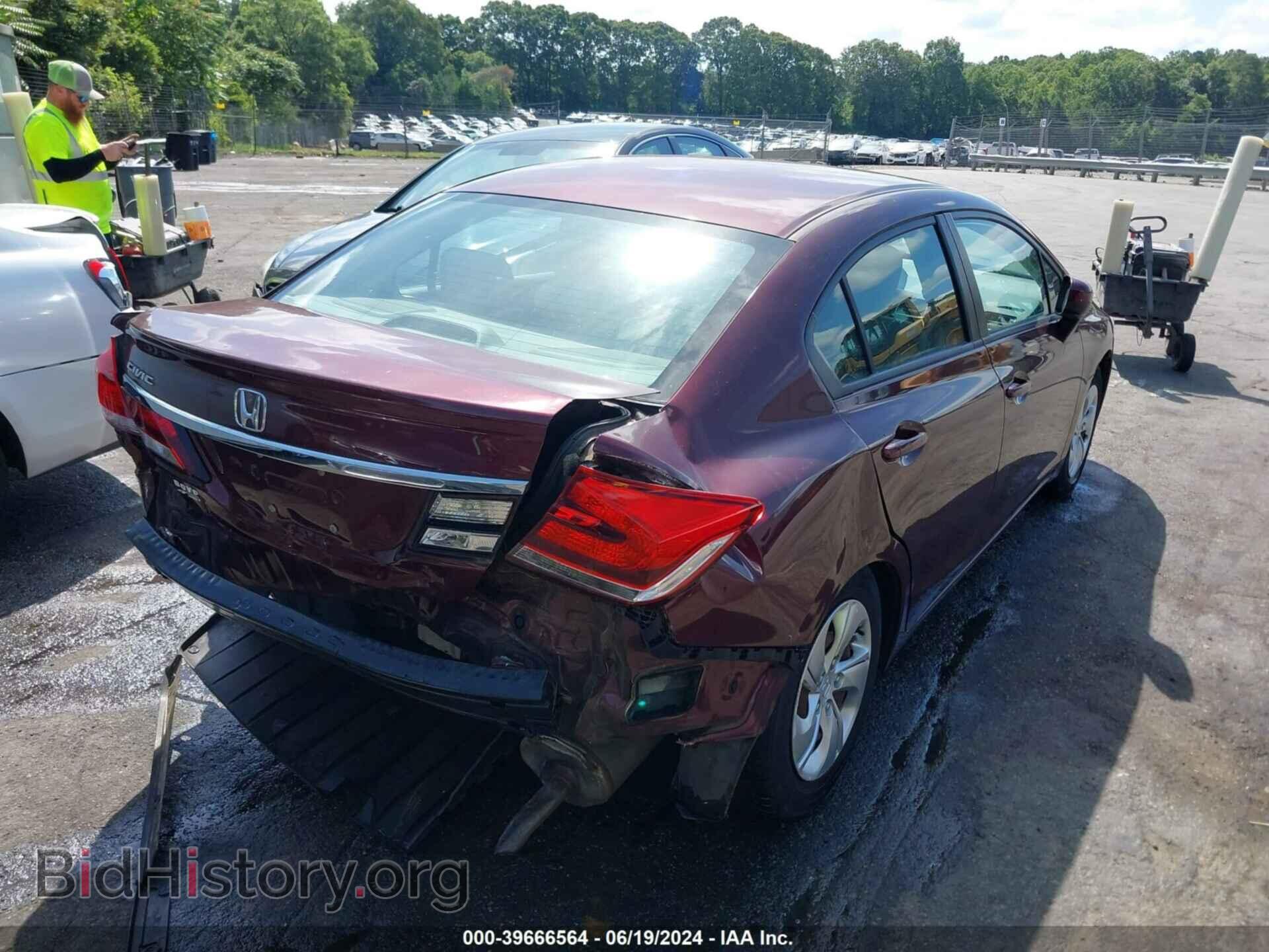 2015 HONDA CIVIC - VIN: 19XFB2F52FE053608 - Фото 4