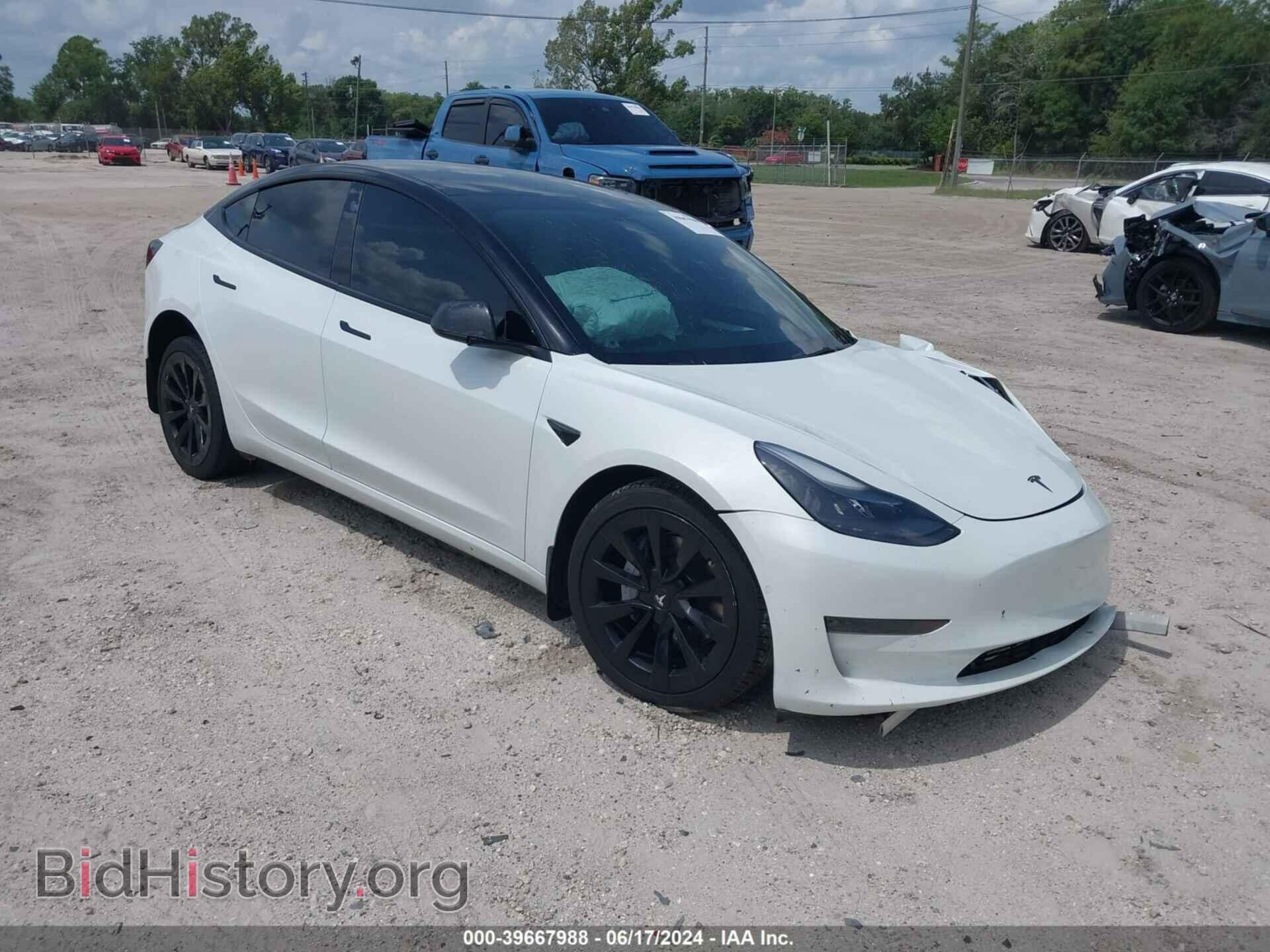 Photo 5YJ3E1EA5MF096561 - TESLA MODEL 3 2021