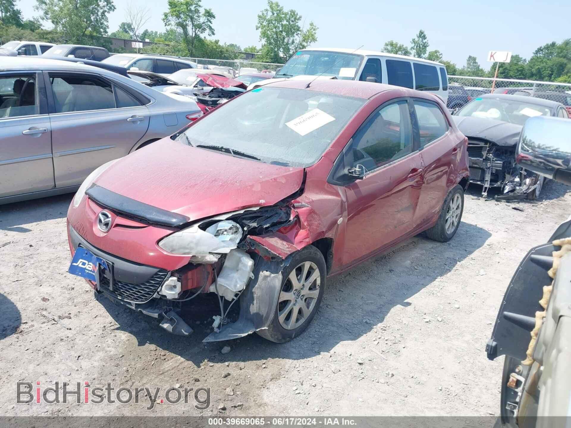 2014 MAZDA MAZDA2 - VIN: JM1DE1LY9E0175672 - Фото 2
