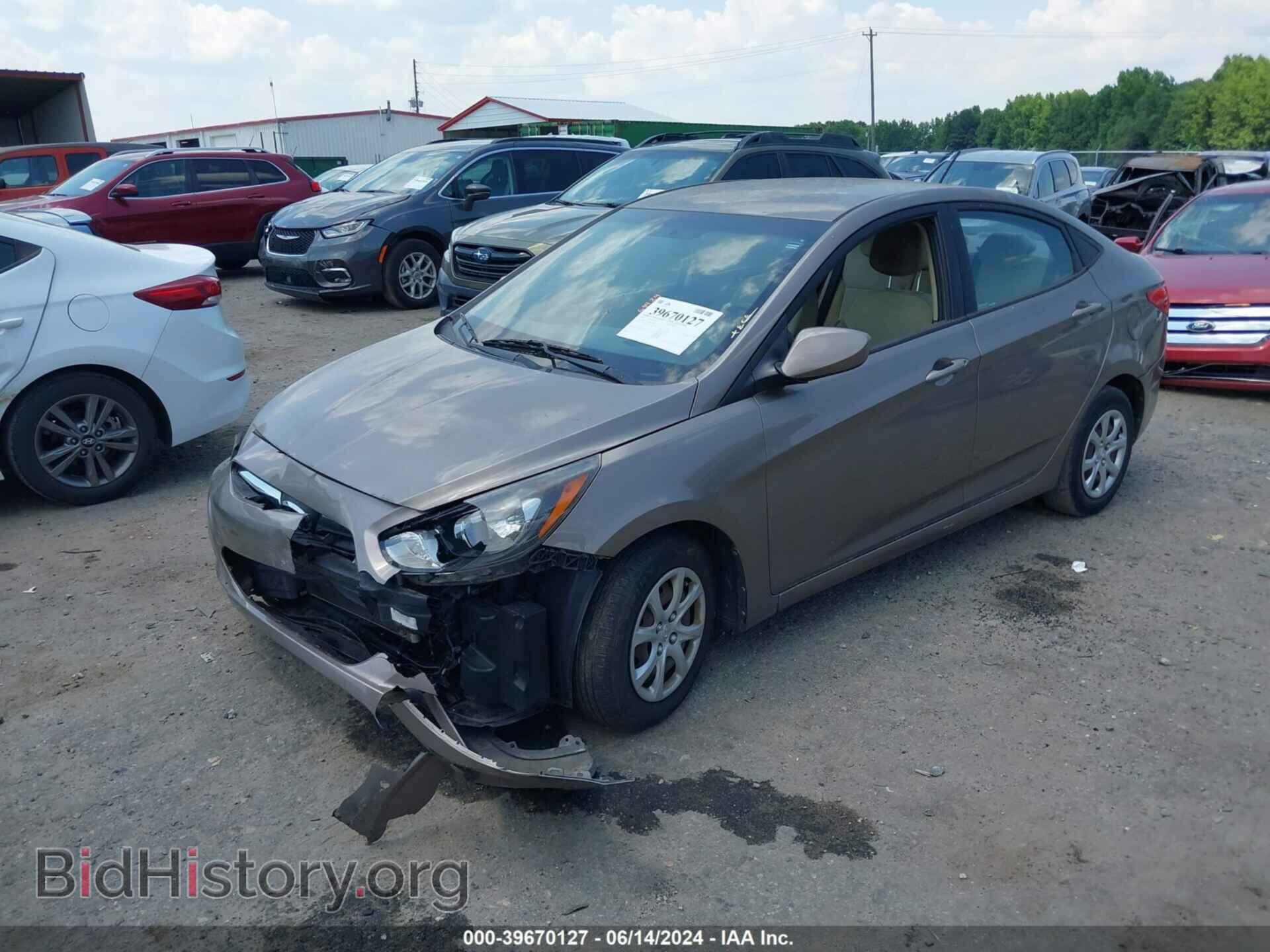 2014 HYUNDAI ACCENT - VIN: KMHCT4AE3EU738585 - Фото 2