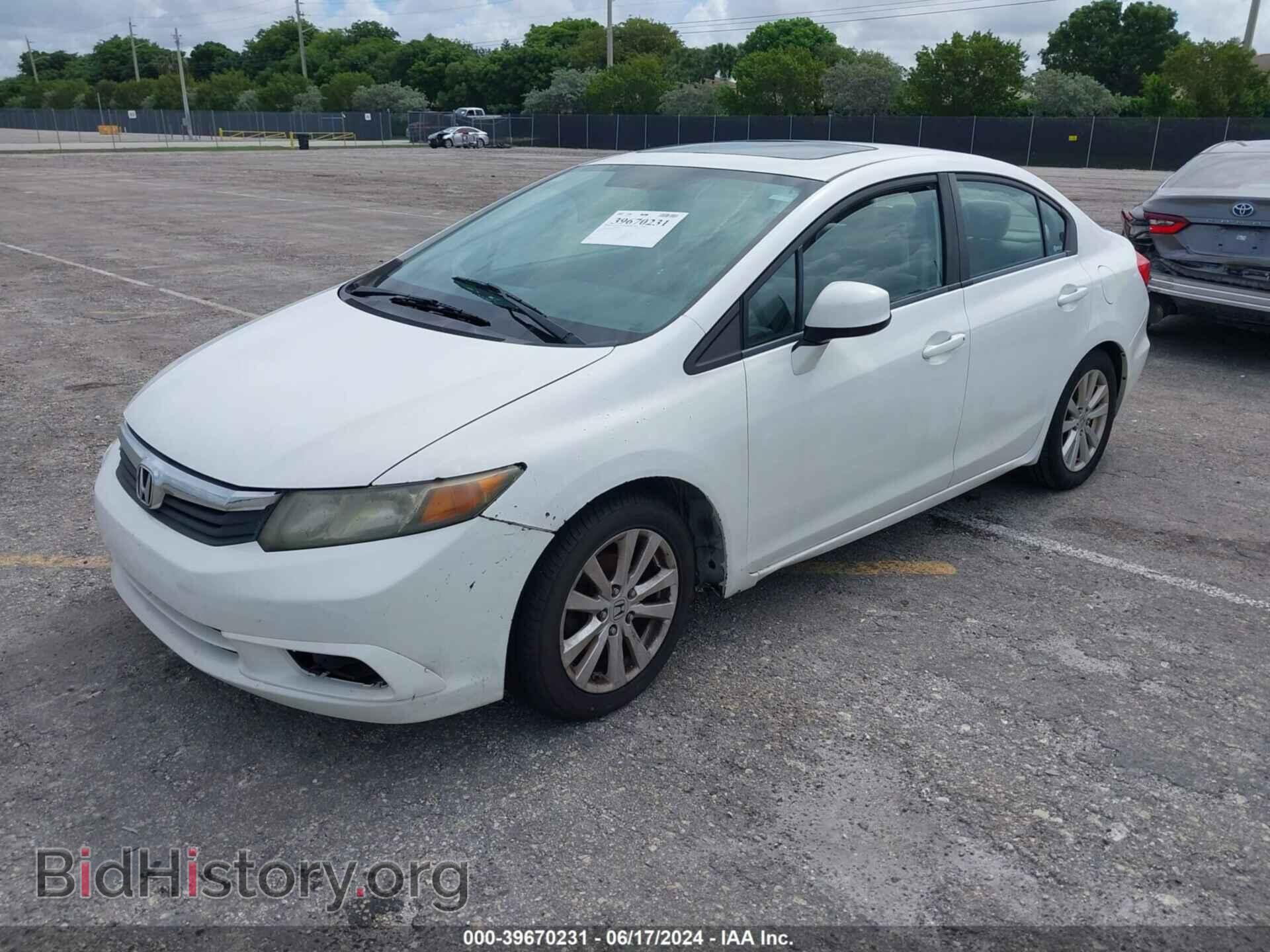 2012 HONDA CIVIC - VIN: 2HGFB2F83CH329564 - Photo 2