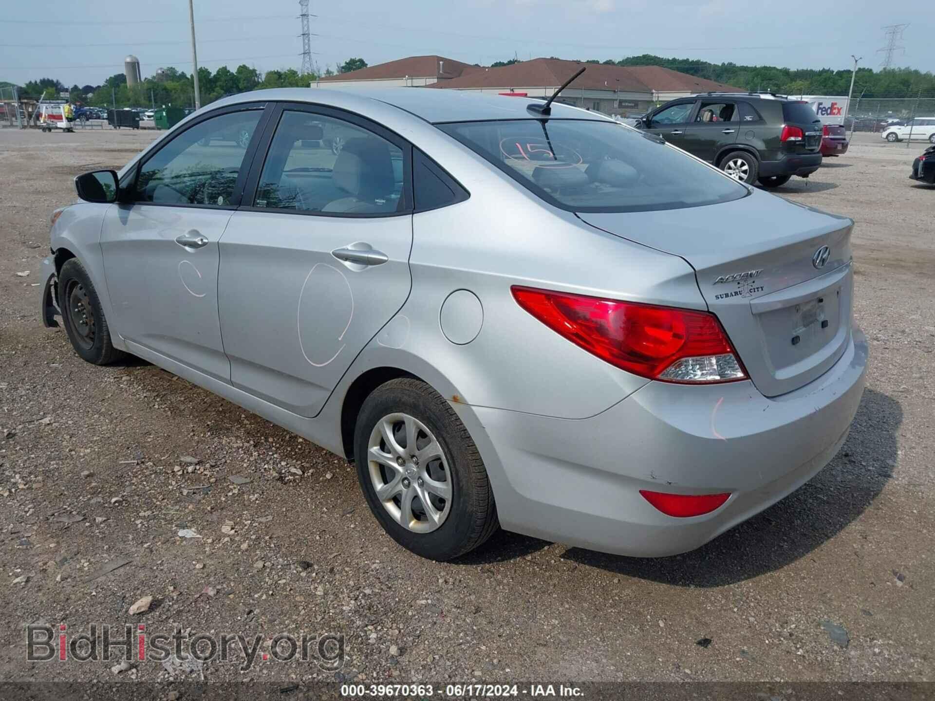 2013 HYUNDAI ACCENT - VIN: KMHCT4AE1DU433438 - Фото 3
