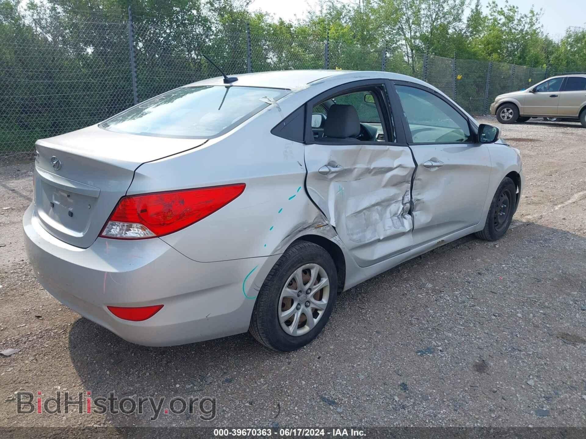 2013 HYUNDAI ACCENT - VIN: KMHCT4AE1DU433438 - Фото 4