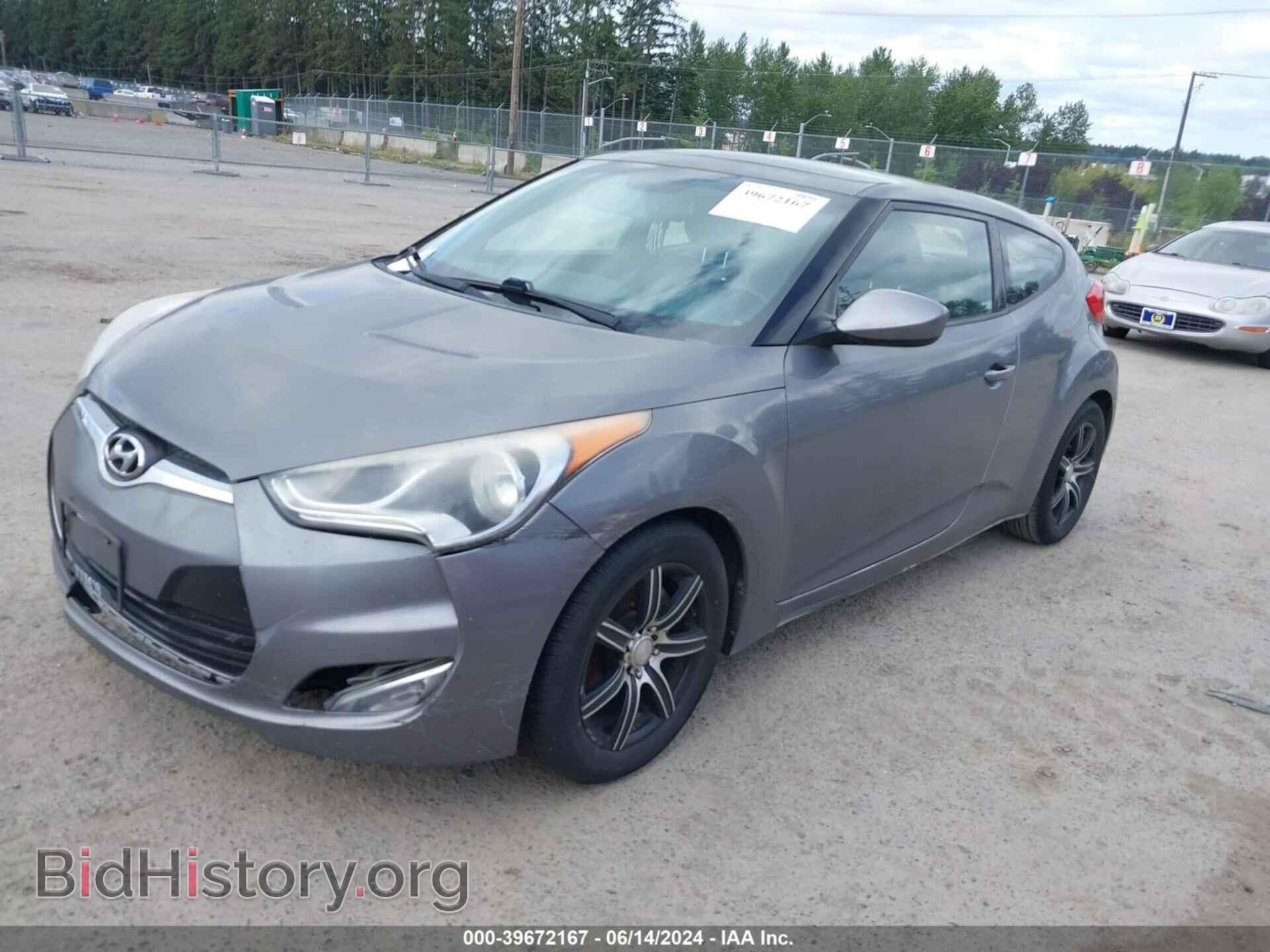 2012 HYUNDAI VELOSTER - VIN: KMHTC6AD1CU035373 - Фото 2