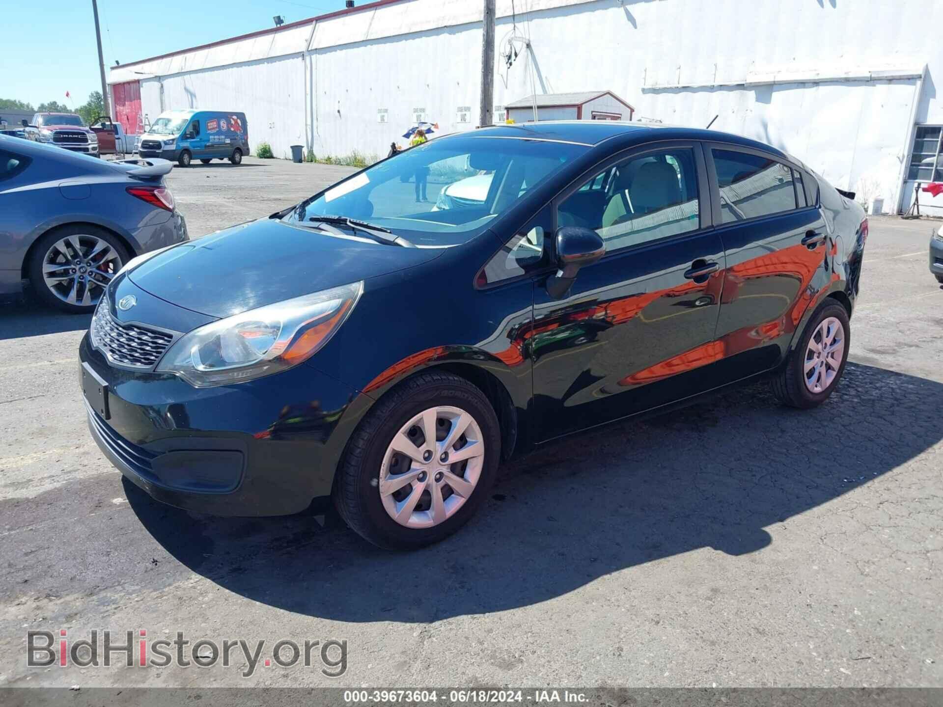 2012 KIA RIO - VIN: KNADM4A33C6090975 - Фото 2